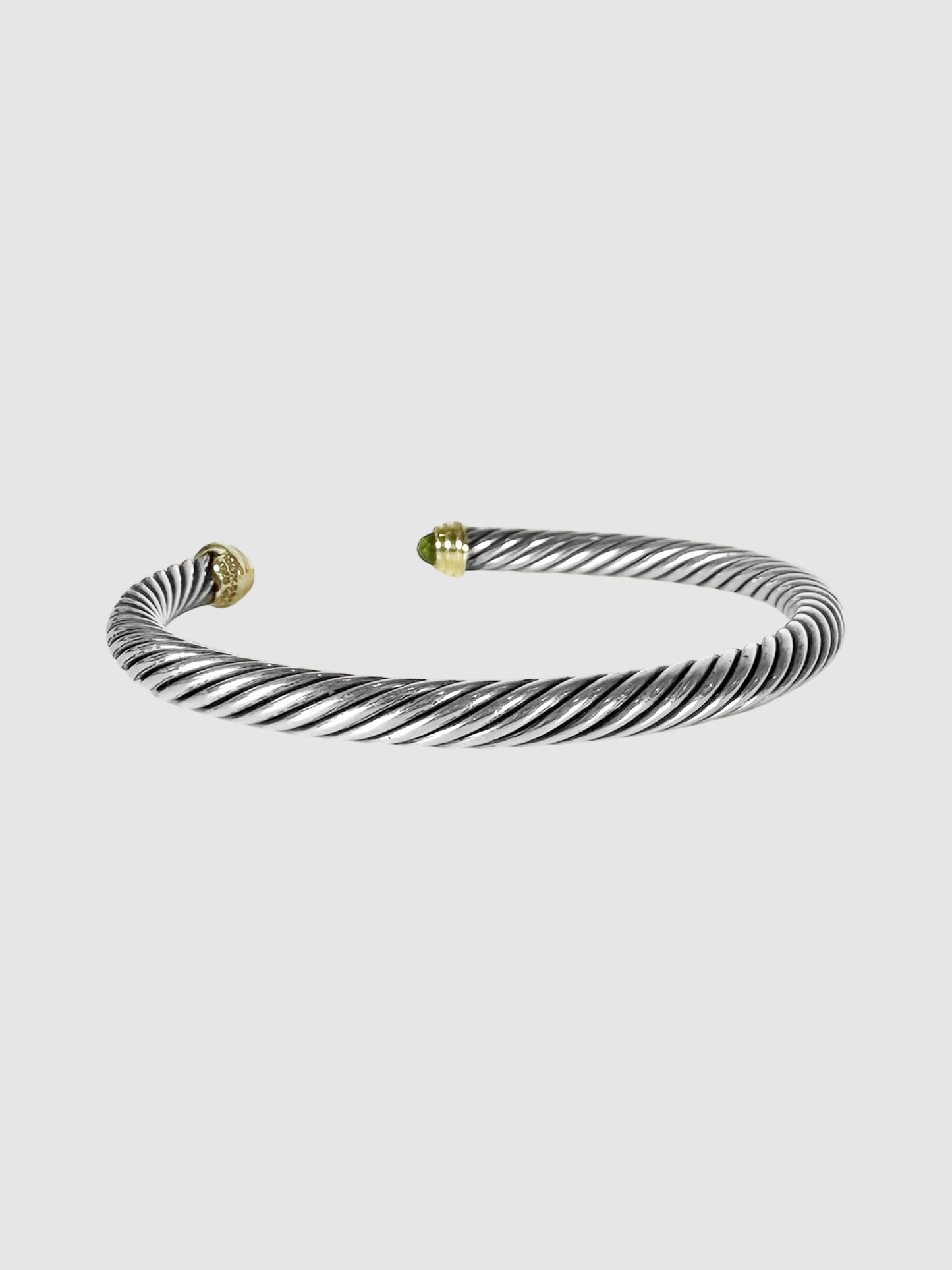 Peridot Cable Bracelet