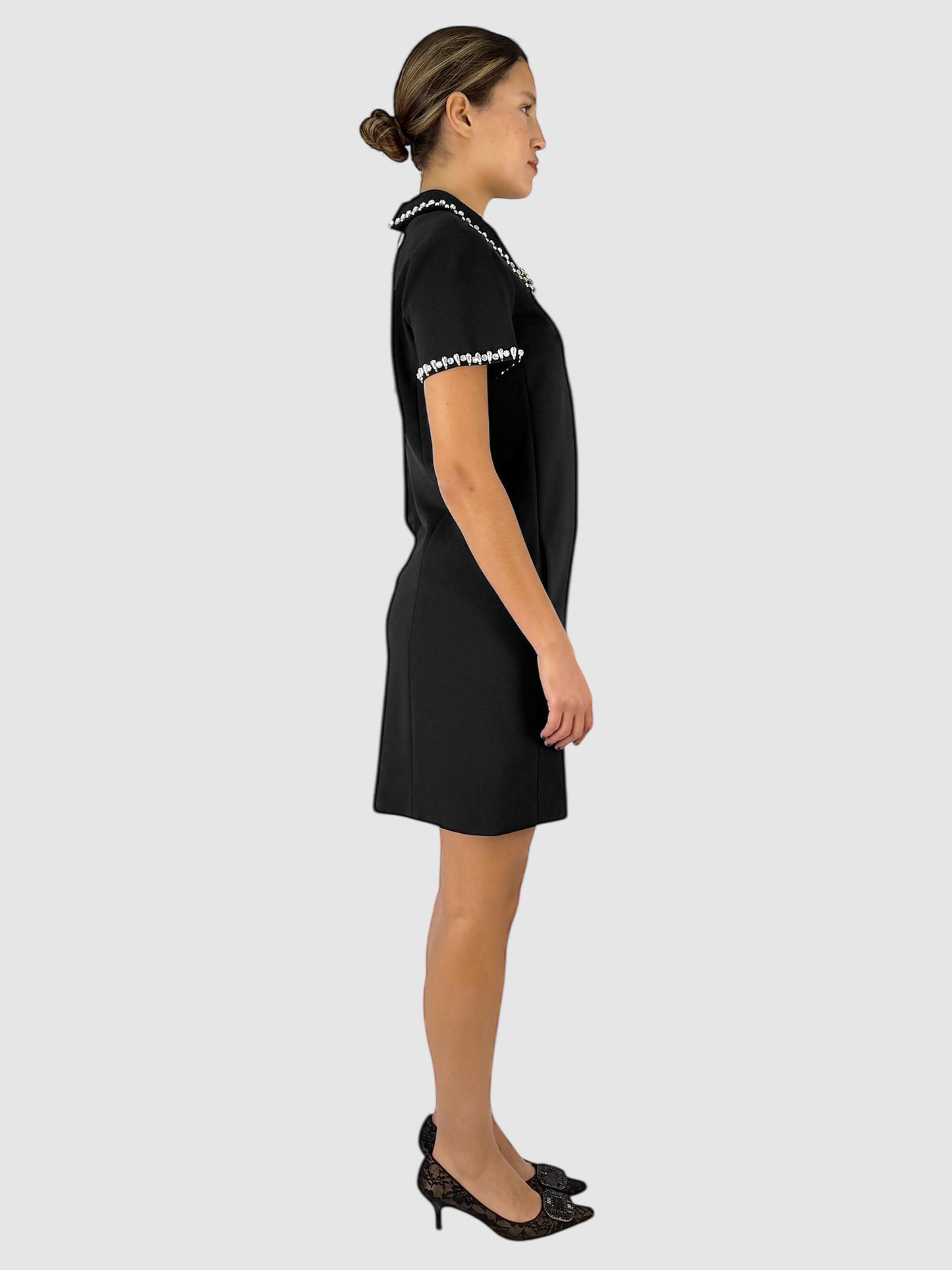 Embellished Mini Dress