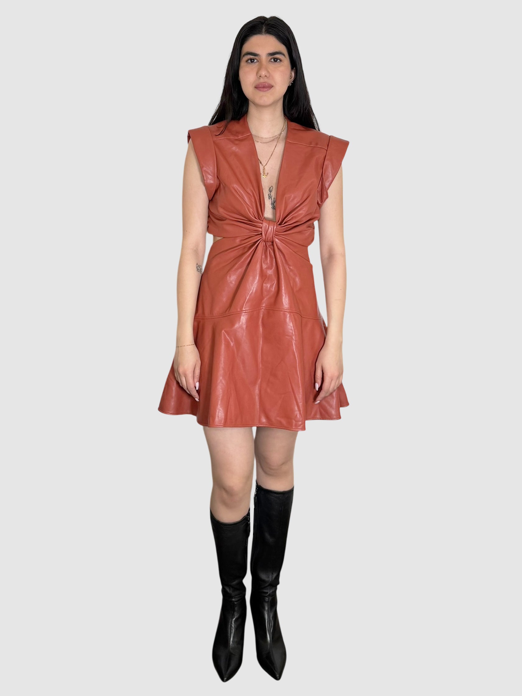 alc leather dress Alexandria Faux Leather Dress by A.L.C
