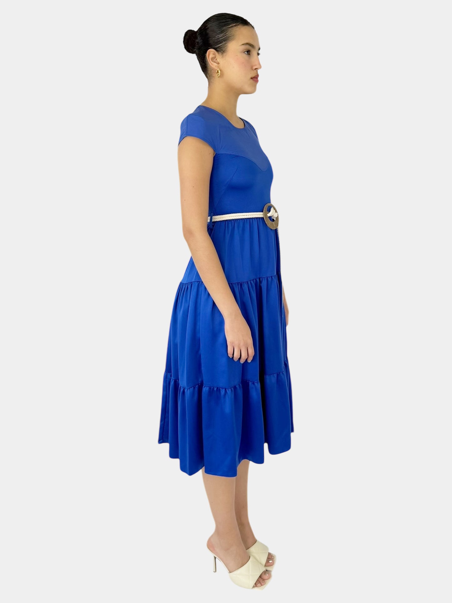 Layered Belted Dress