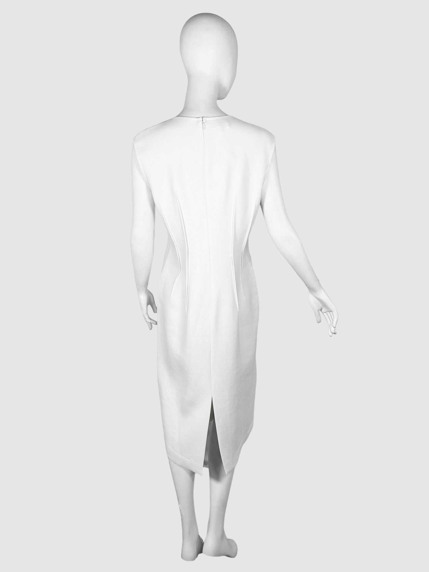 Pleated Shift Dress - Size 8