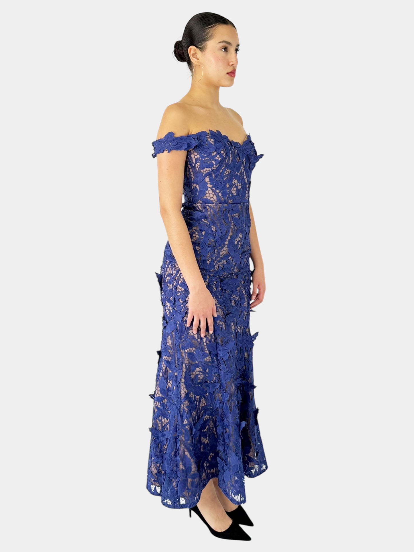 Lace Off-The-Shoulder Dress