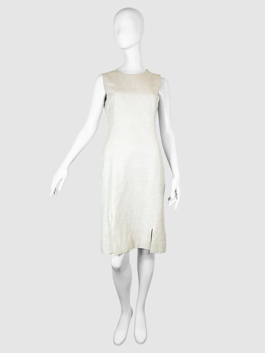 Linen Shift Dress - Size 4/6