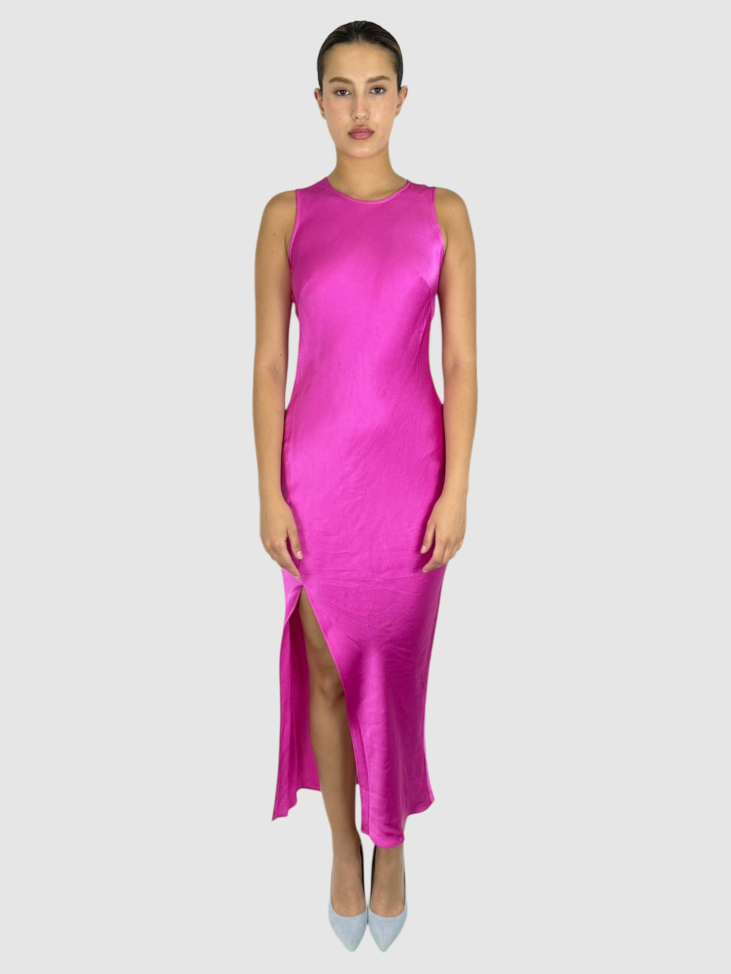 Satin Midi Dress