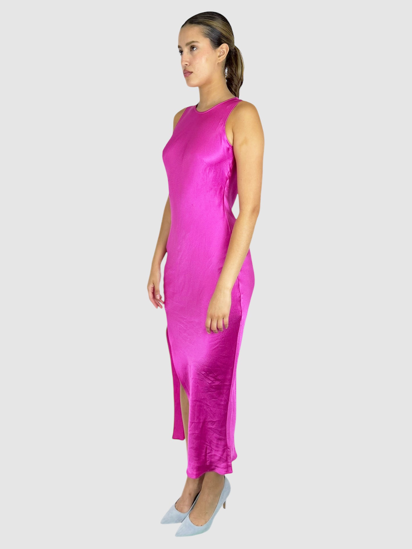 Satin Midi Dress