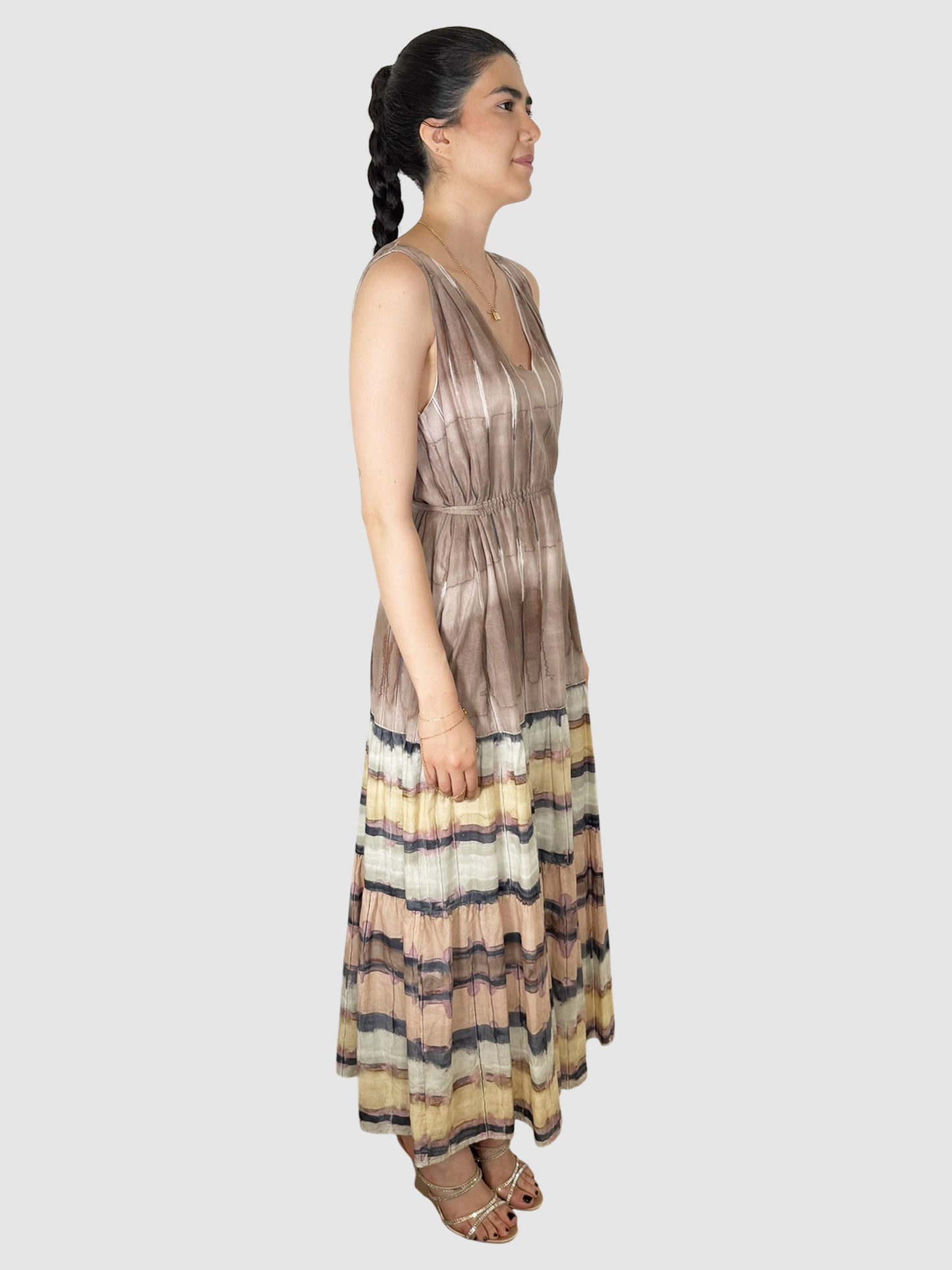 Watercolour Tiered Dress
