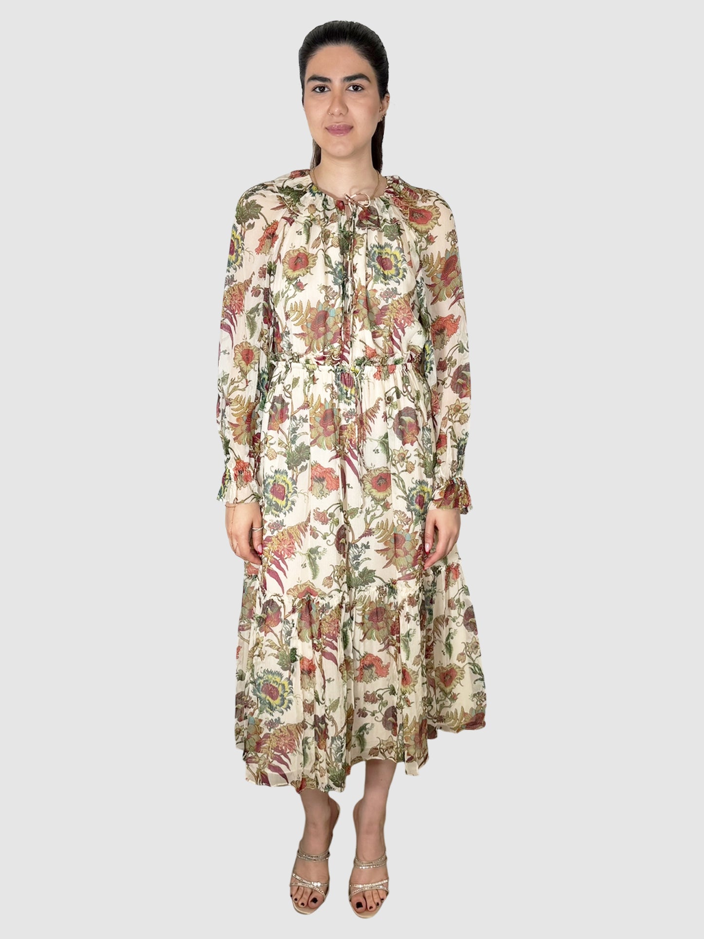 Audette Silk Dress