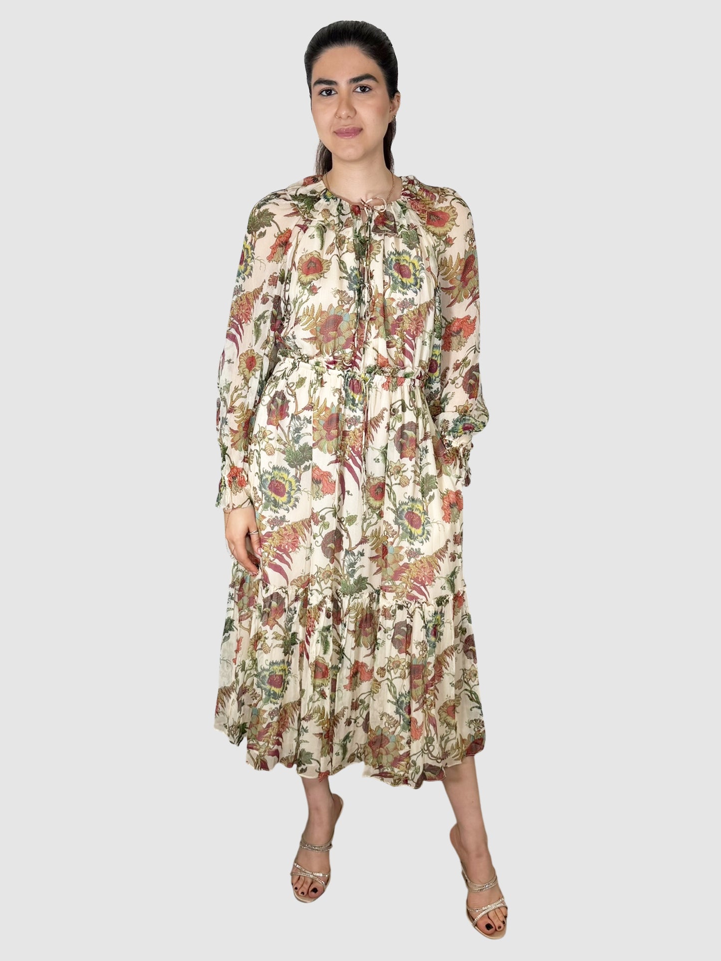 Audette Silk Dress