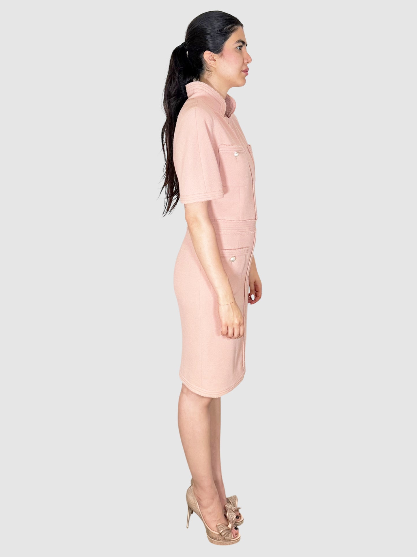 2012 Tweed Midi Dress