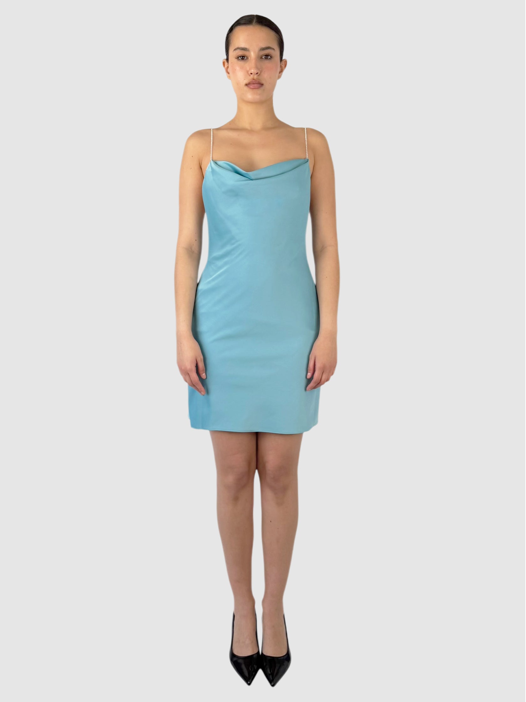 Aidan Mattox Mini Dress, 6 / Blue