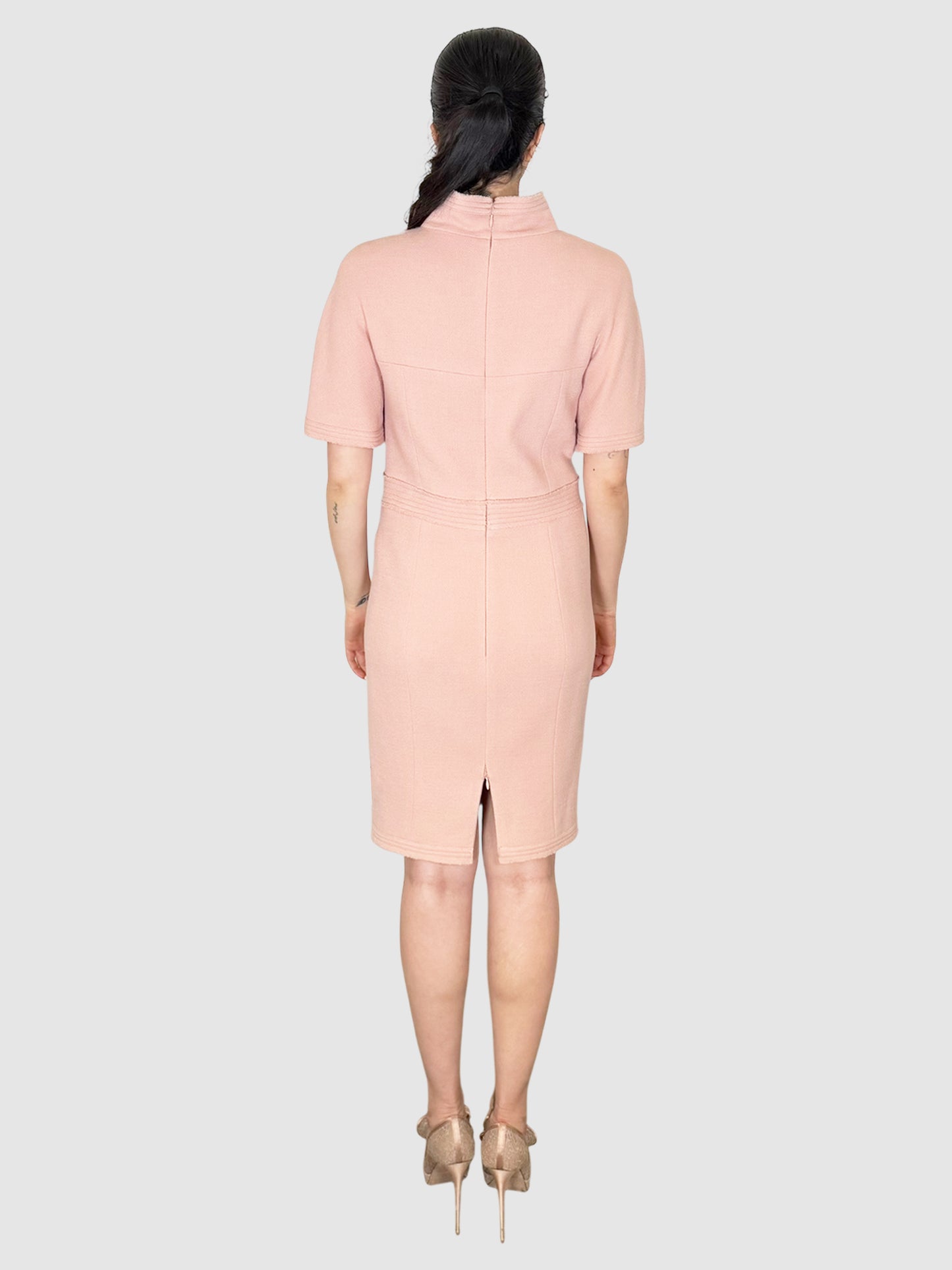 2012 Tweed Midi Dress