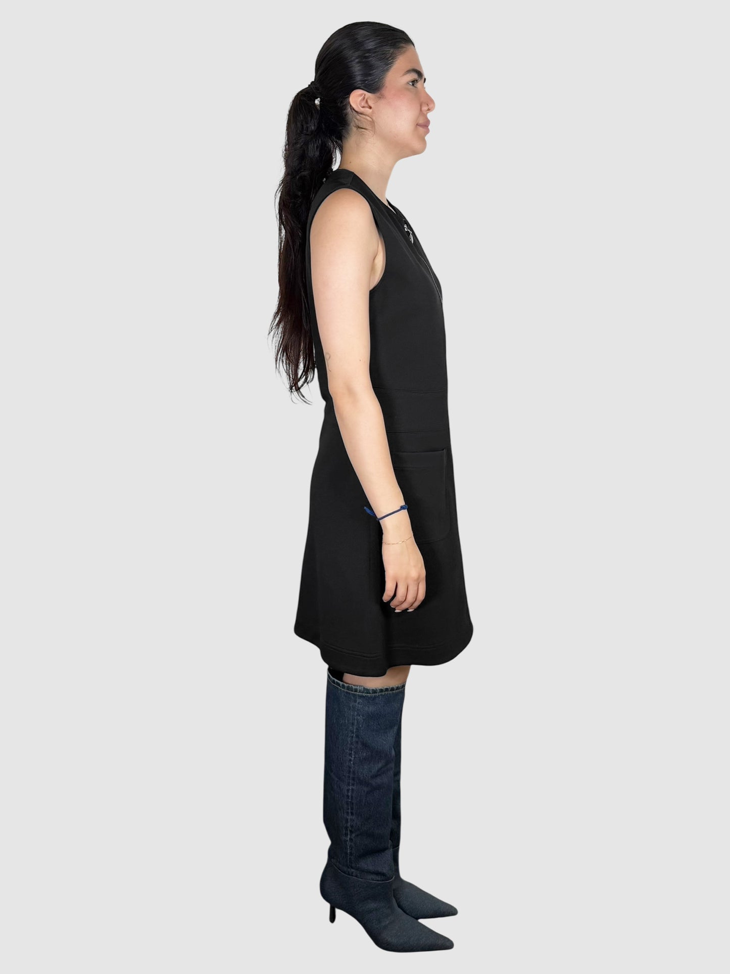 Half-Zip Mini Dress