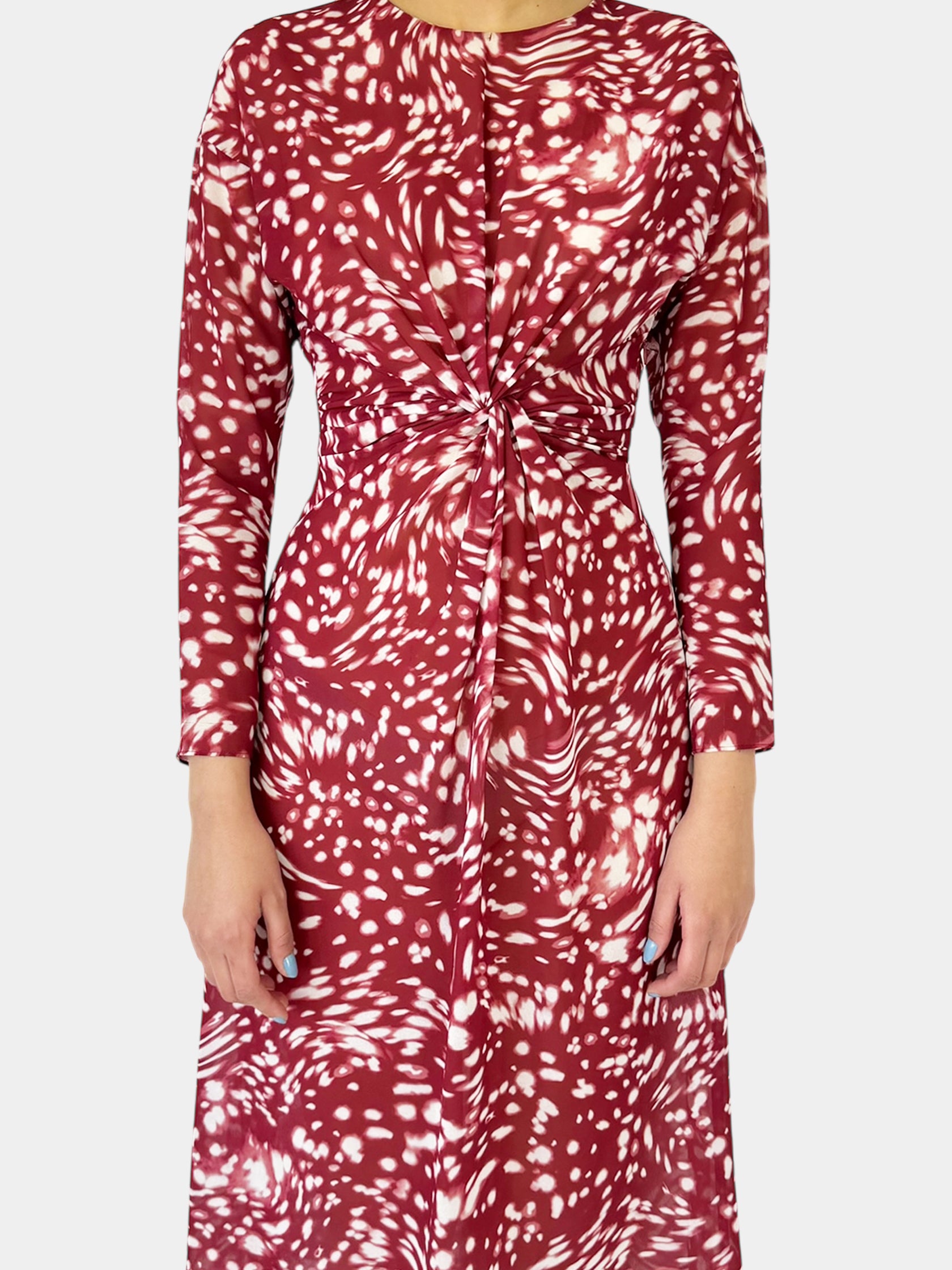 Spot Print Dress