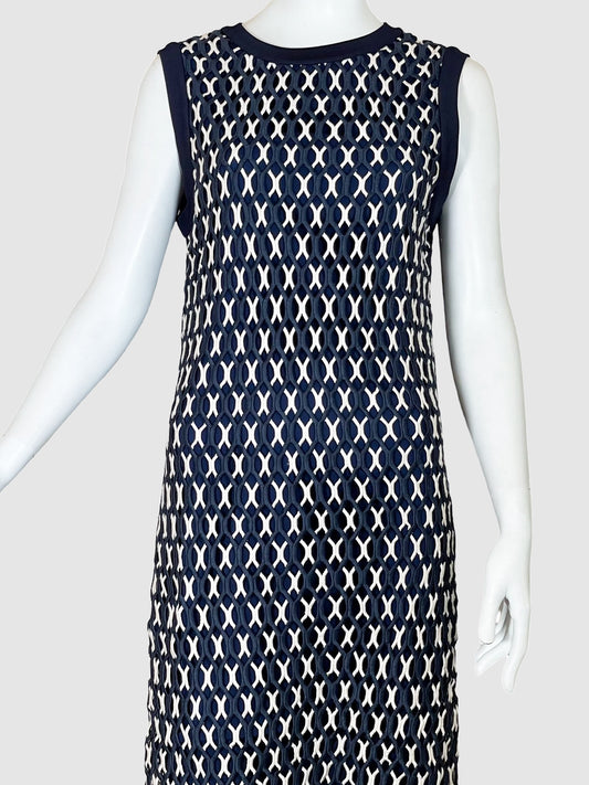 Tory Burch Knit Sheath Sleeveless Dress - Size 10
