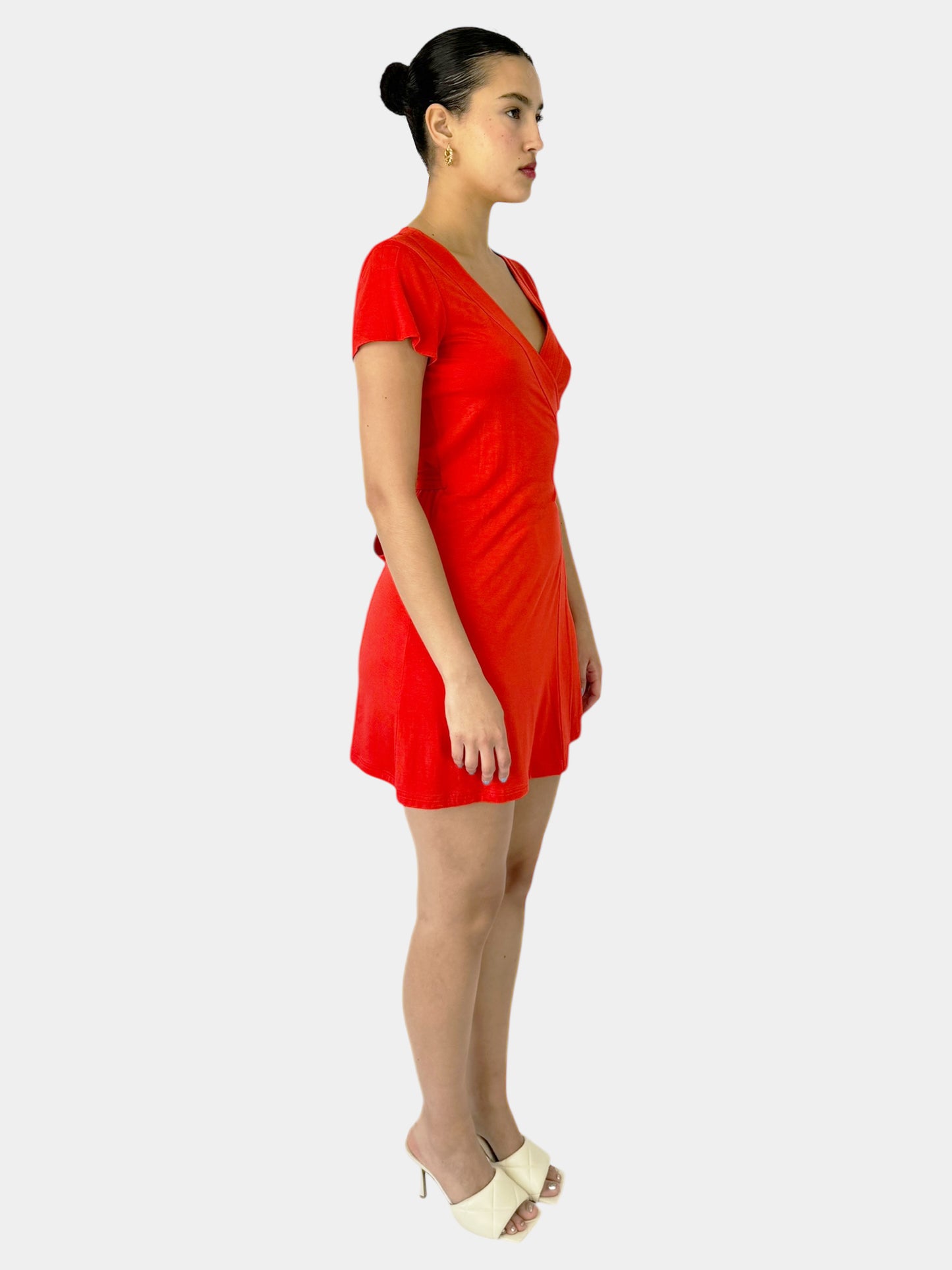 Wrap Mini Dress