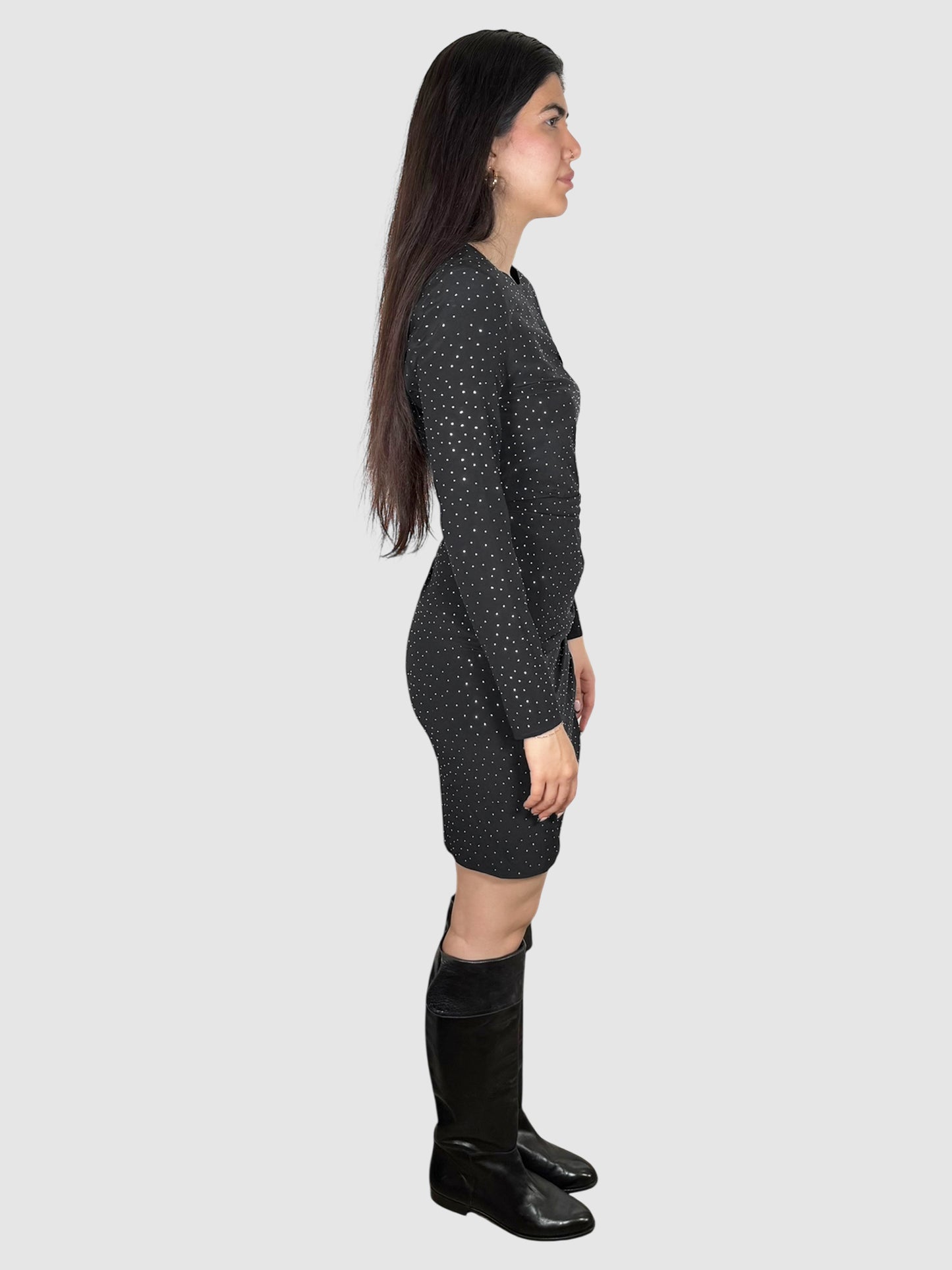 Rhinestone Bodycon Dress