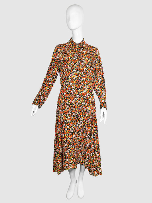 Paul Smith Floral Print Maxi Dress - Size 42