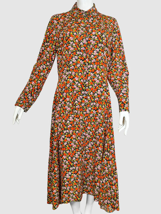 Paul Smith Floral Print Maxi Dress - Size 42