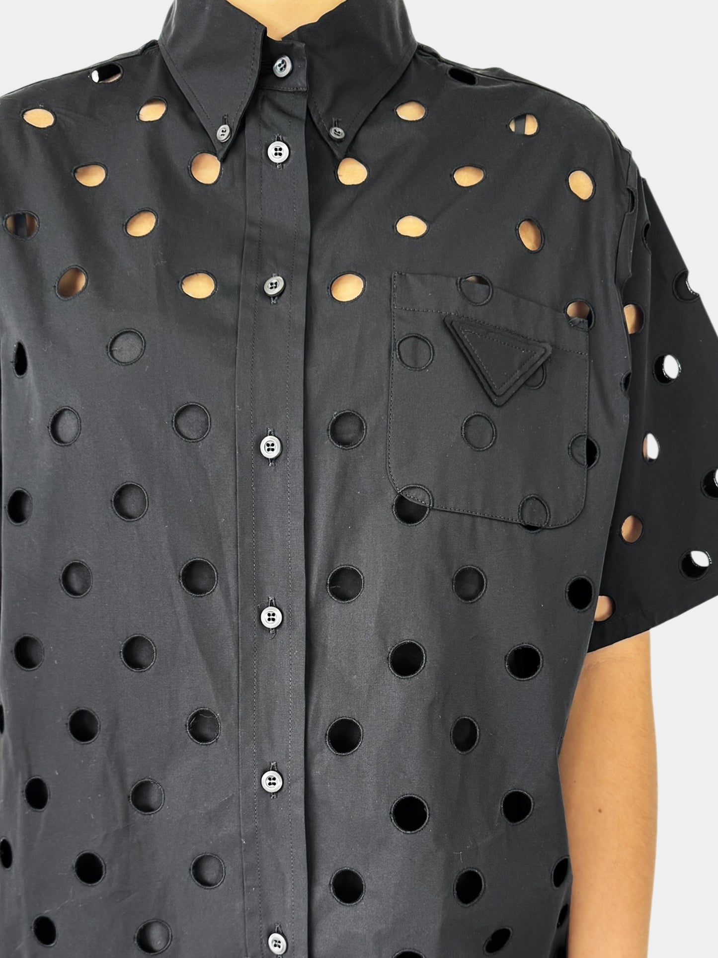 Eyelet Poplin Dress