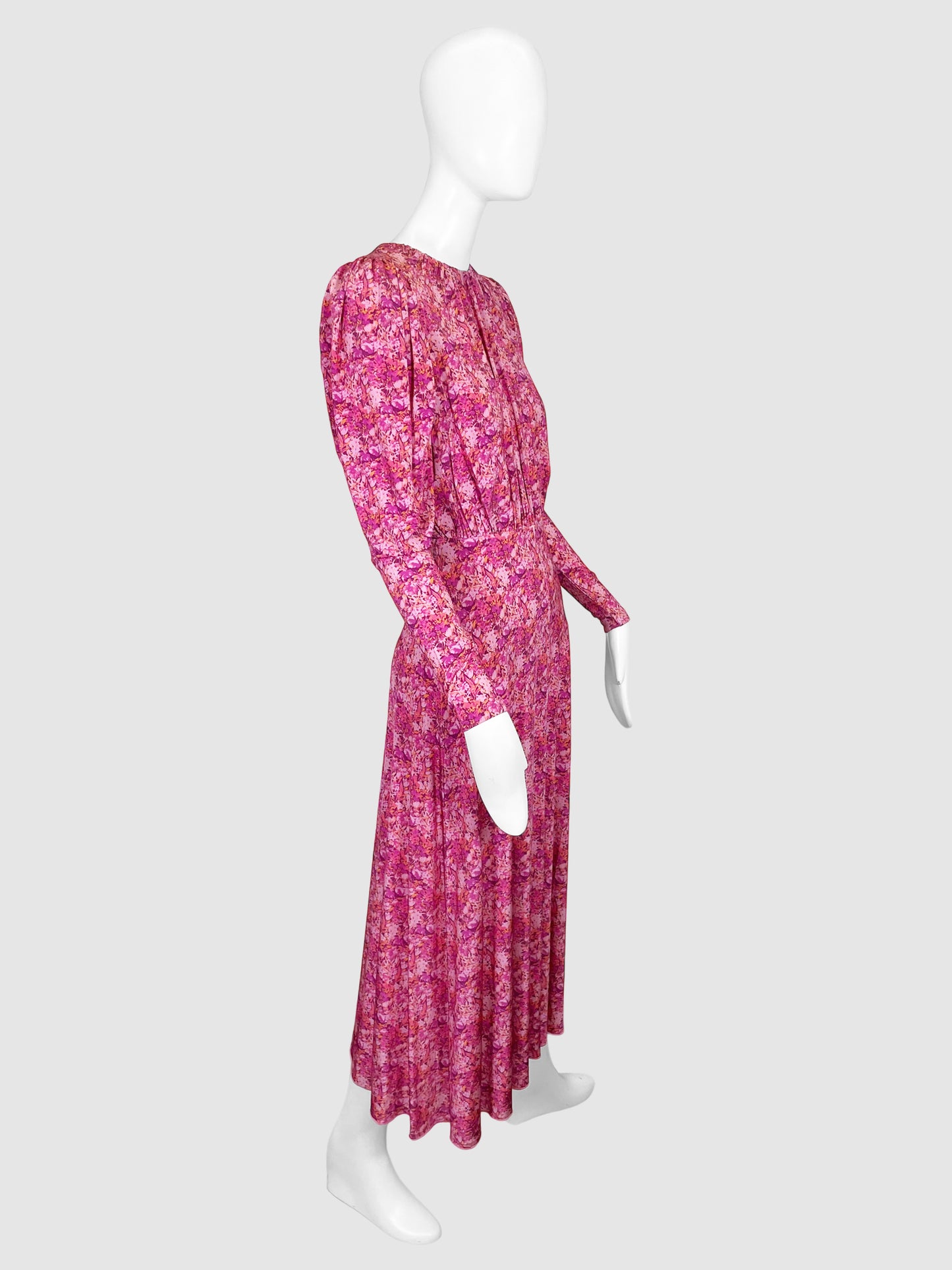 Rotate Floral Print Backless Maxi Dress - Size XS