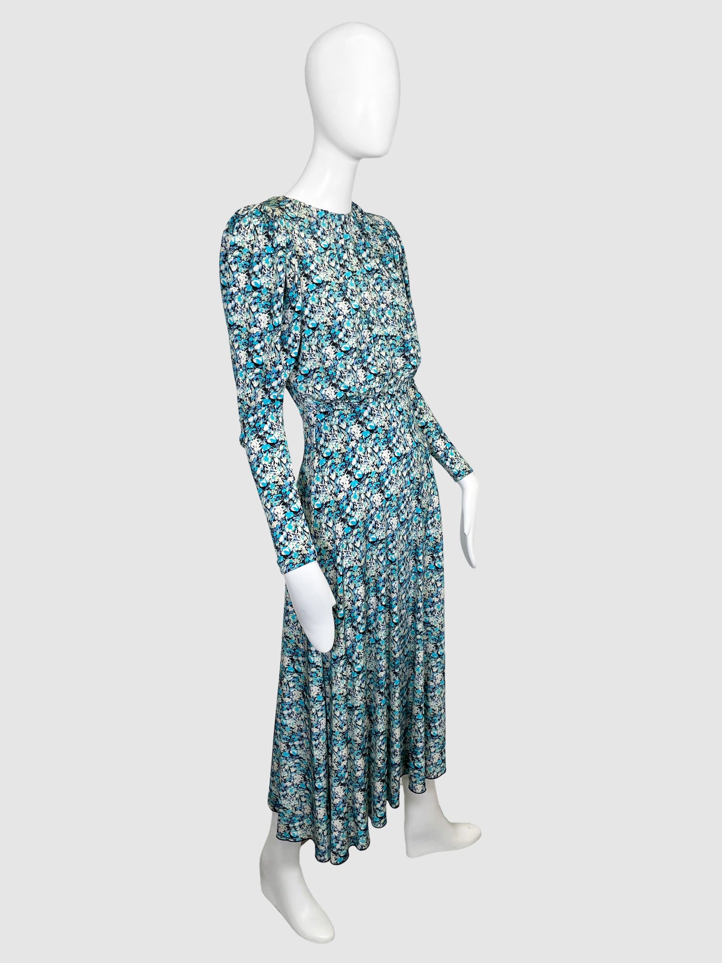 Rotate Floral Print Backless Maxi Dress - Size 4