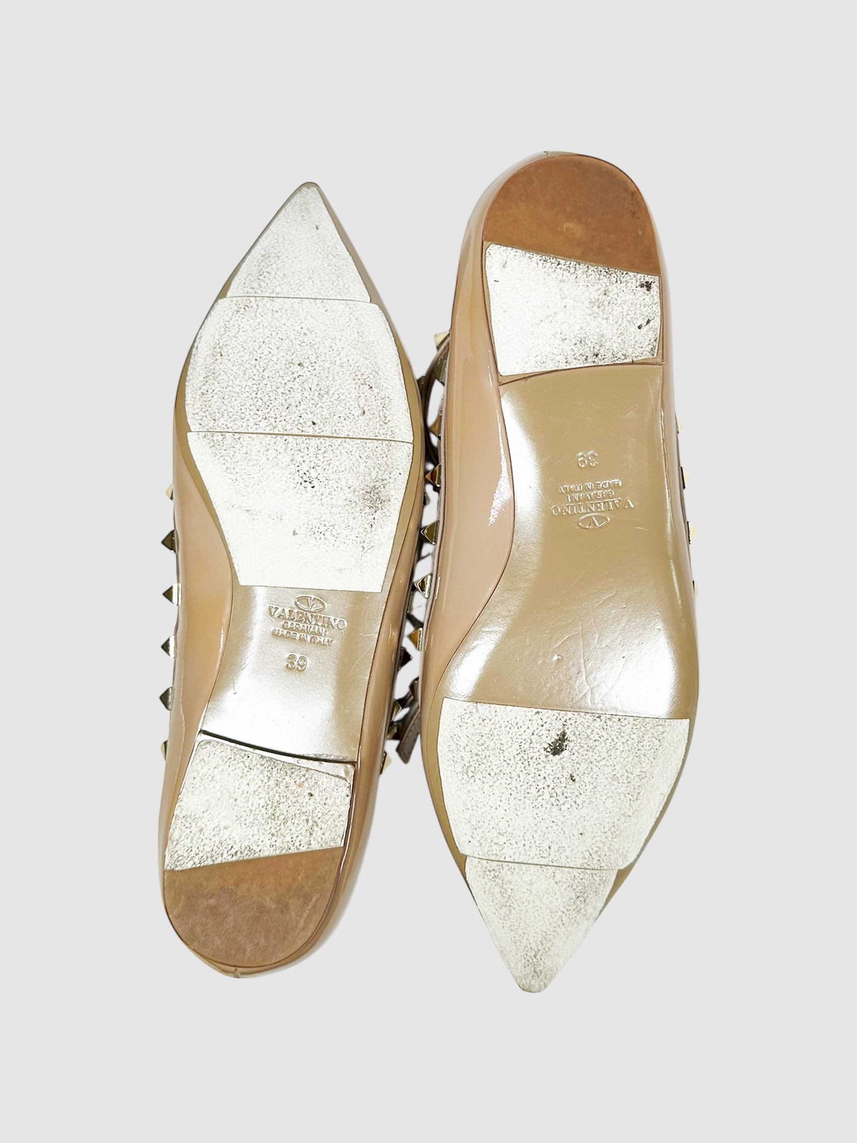 Strappy Rockstud Flats