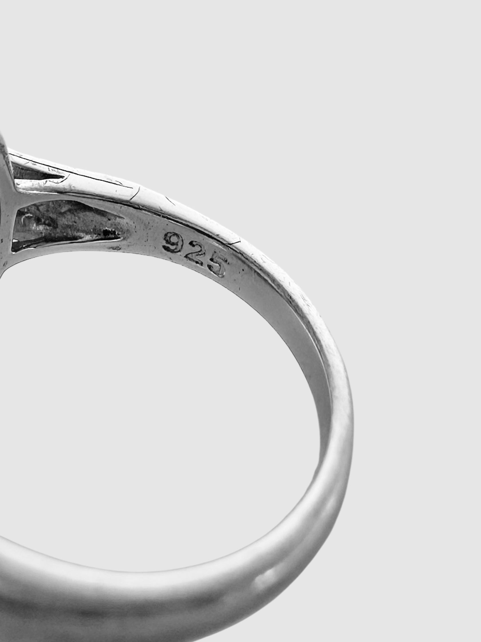 Square Gemstone Ring