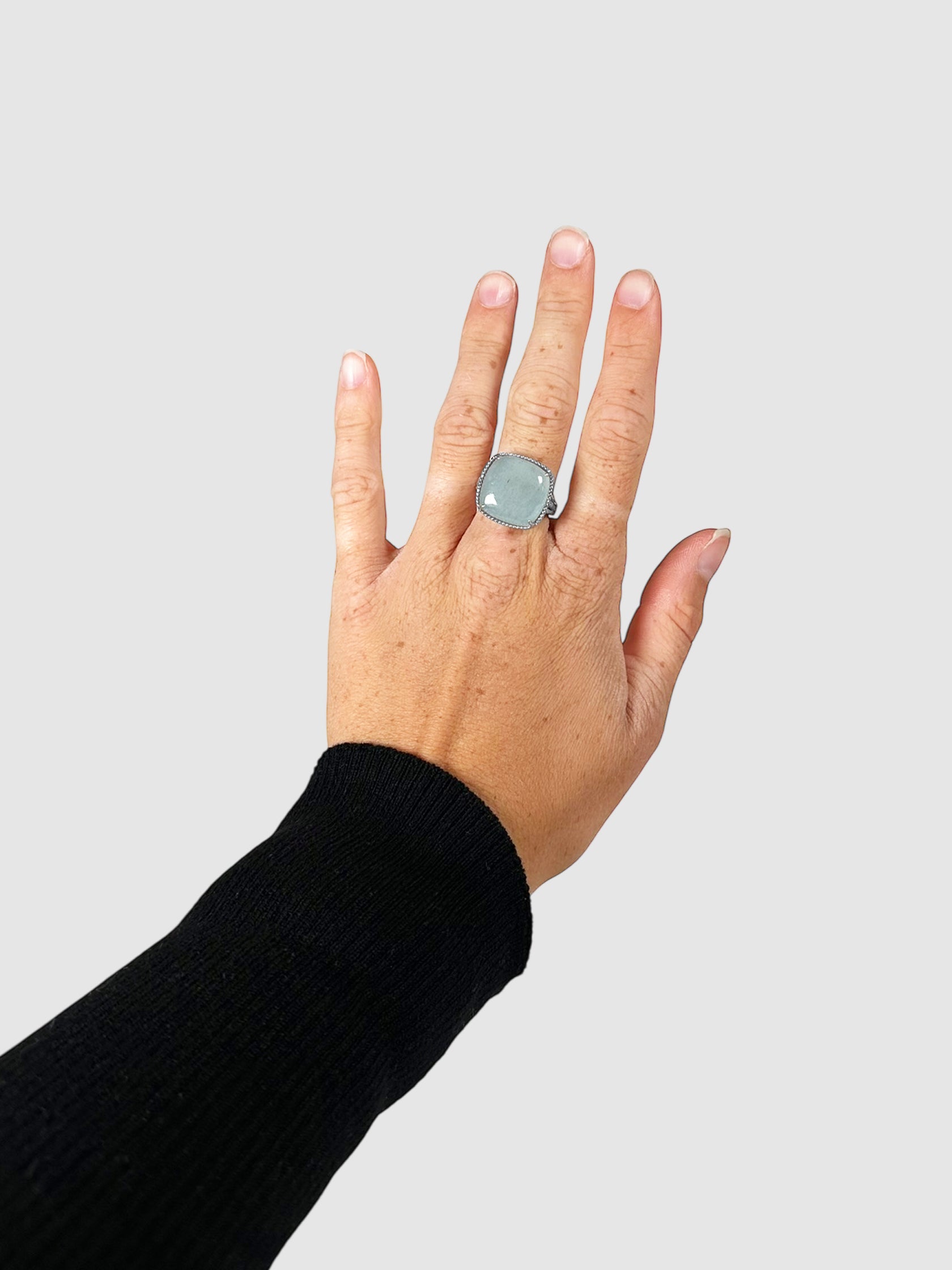 Square Gemstone Ring