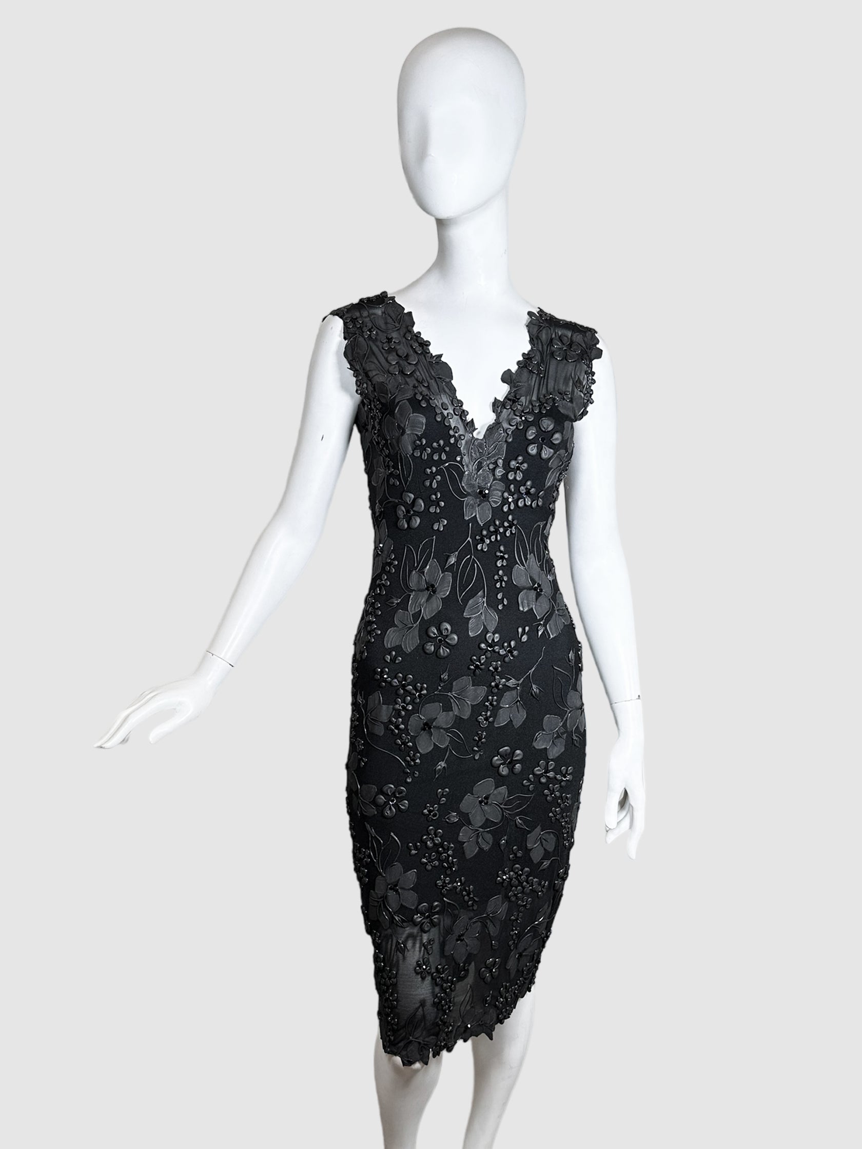 ema savahl cocktail dresses Printed Knee-Length Dress