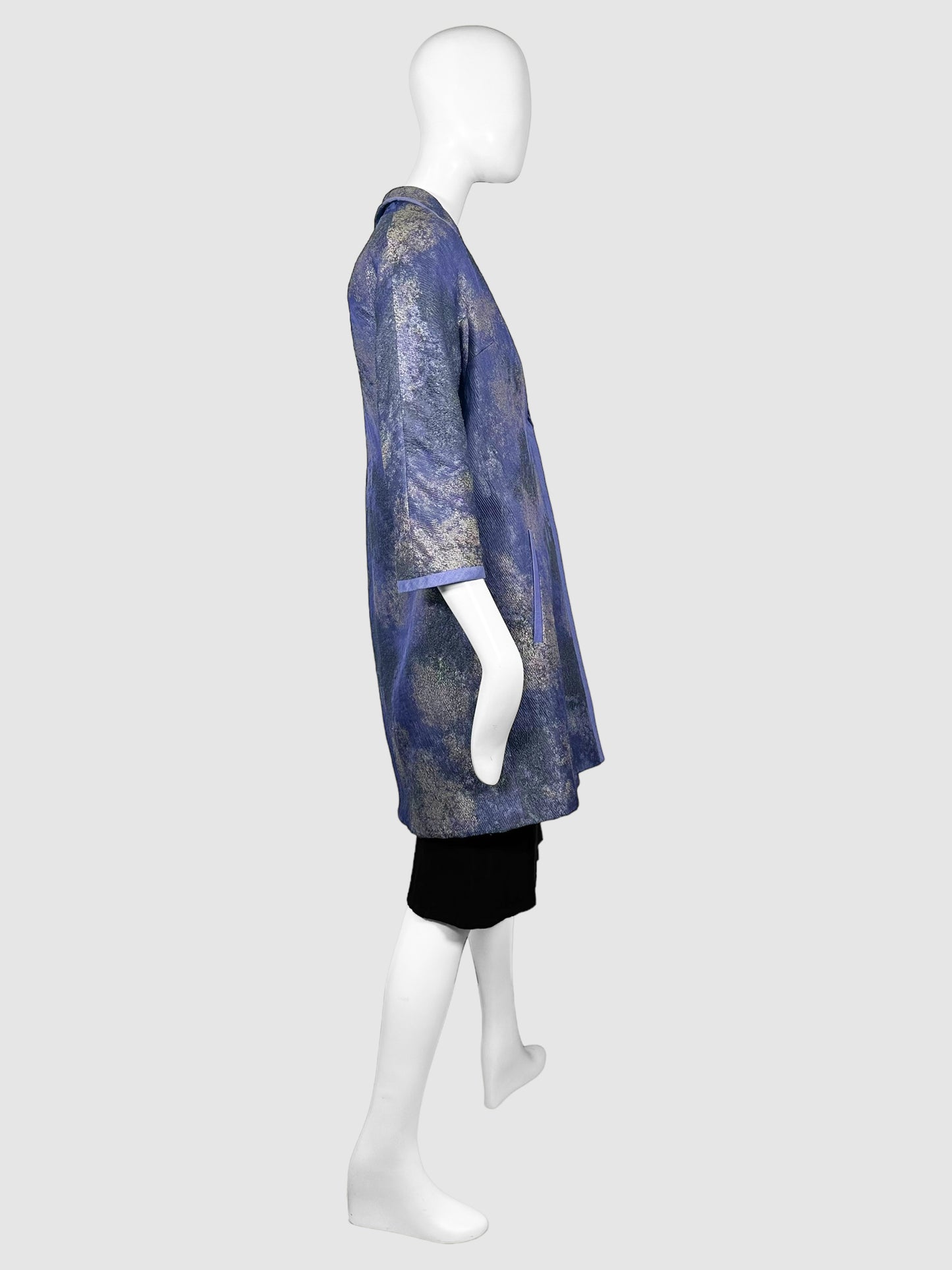 Printed Short Coat - Size 46
