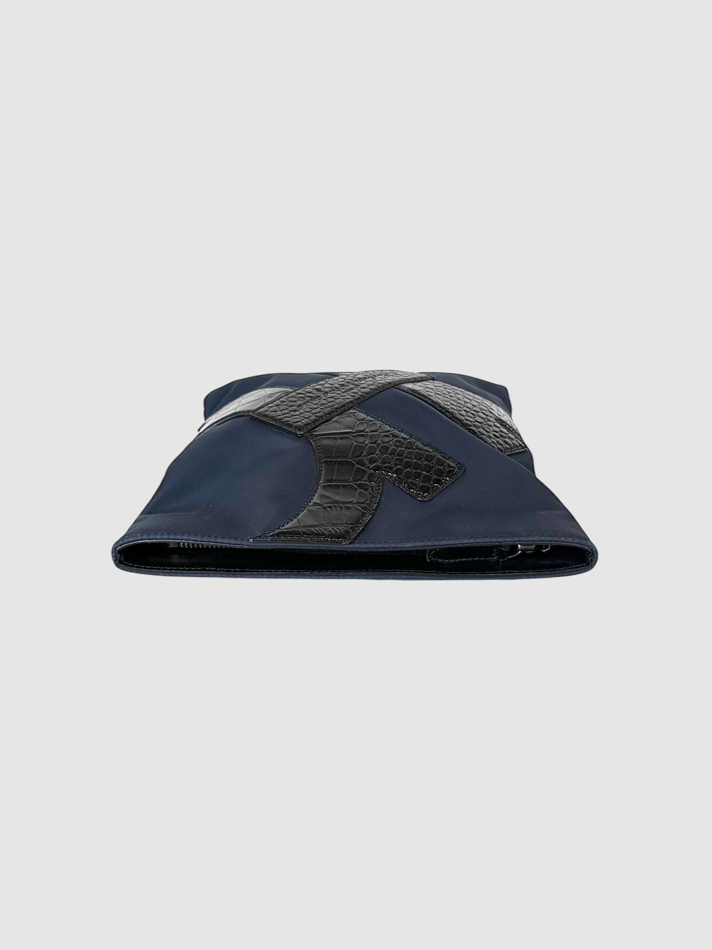Nylon Logo Shoulder Bag