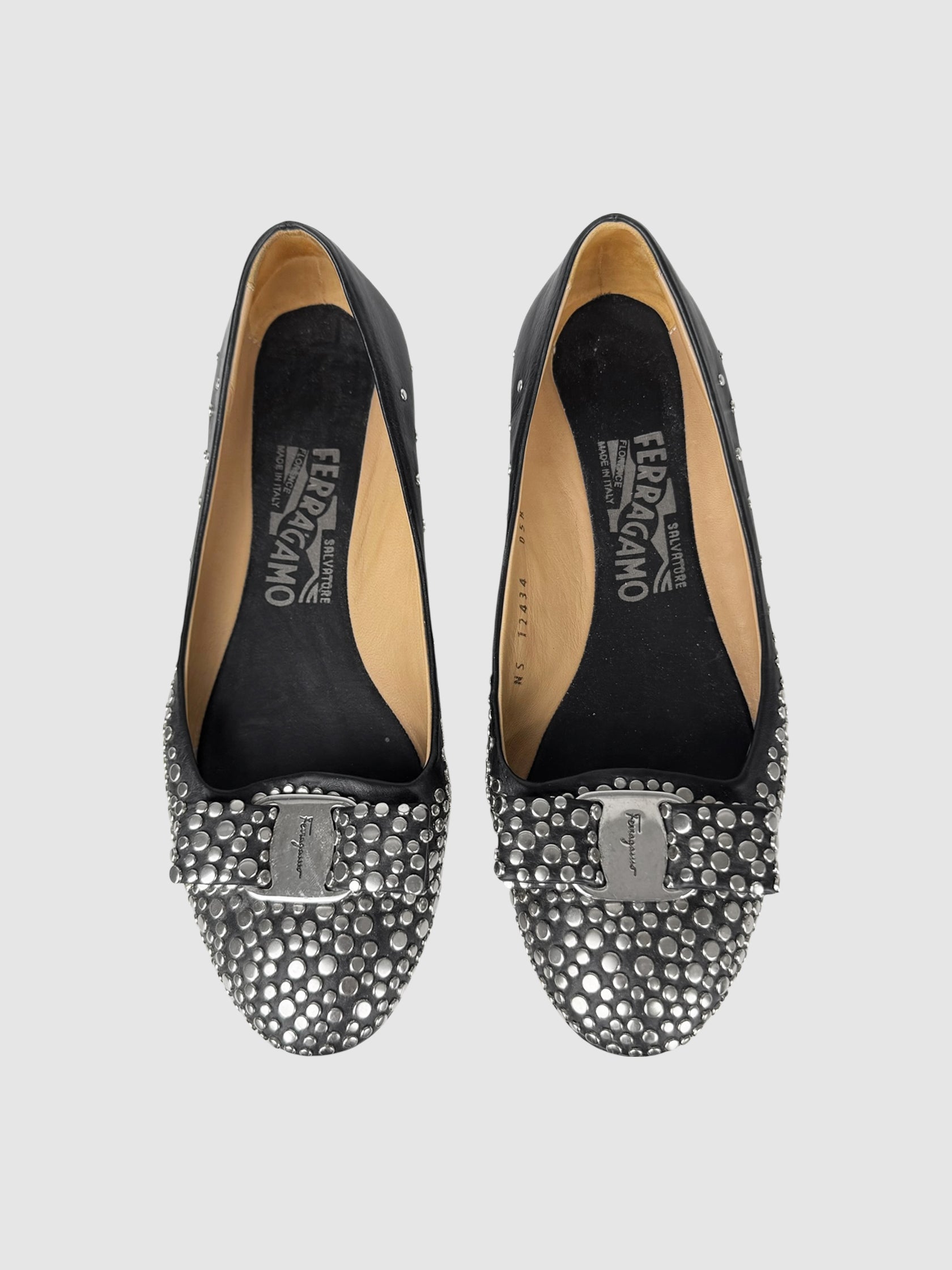 Studded Vara Flats