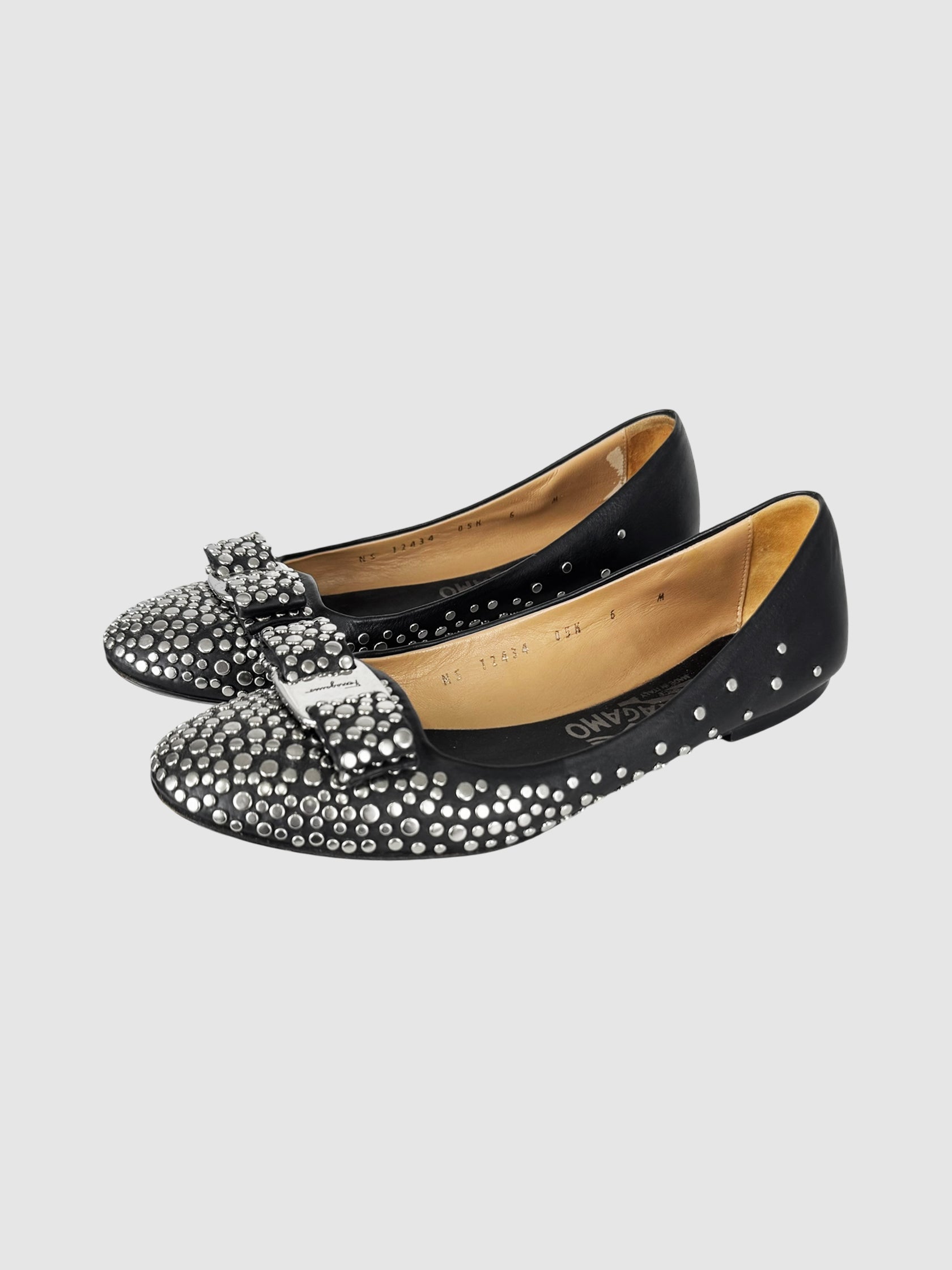 Studded Vara Flats