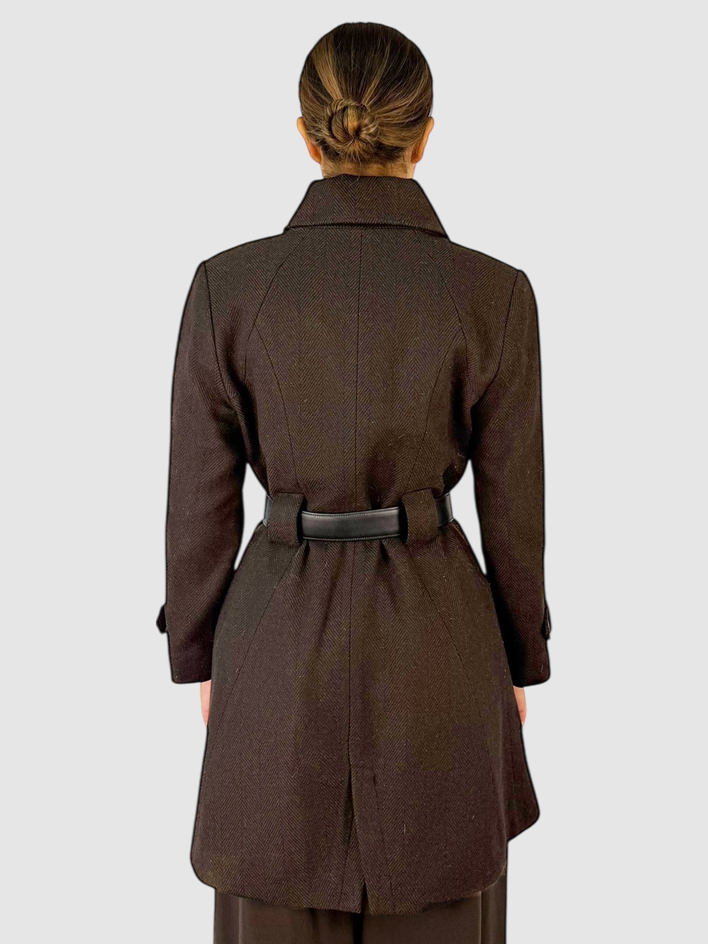 Wool Double-Breasted Coat