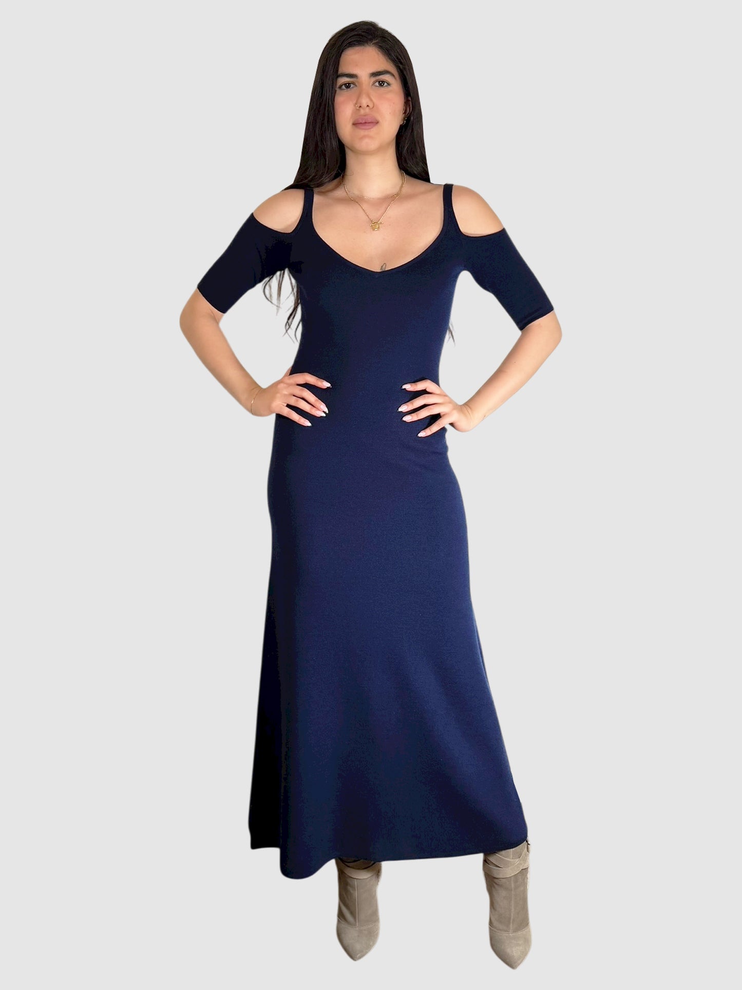 Wool Maxi Dress