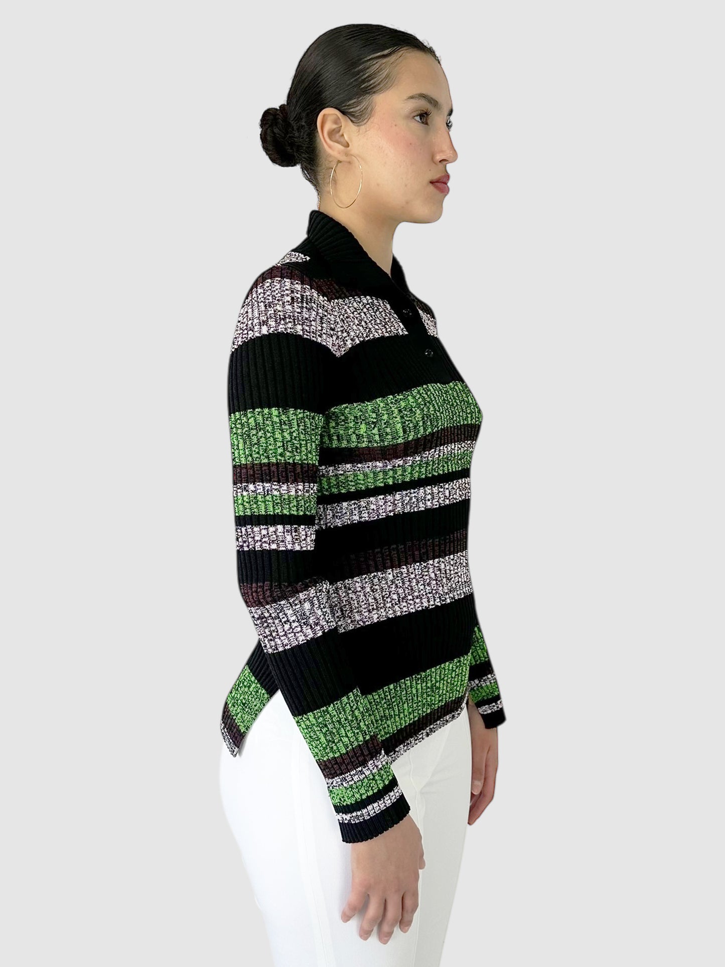 Striped Ribbed Top