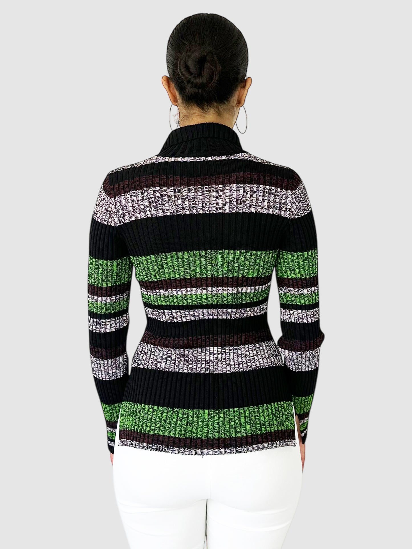 Striped Ribbed Top