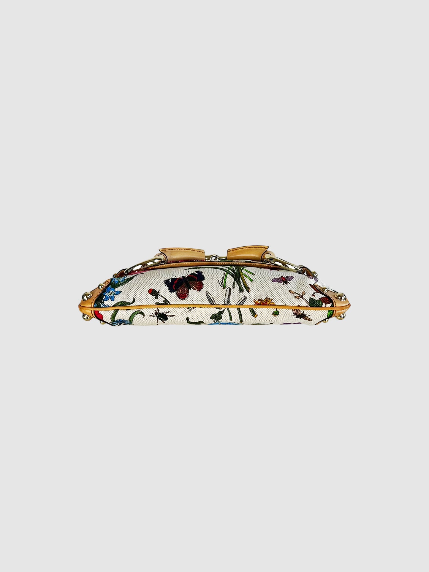 Flora Horsebit Chain Strap Clutch