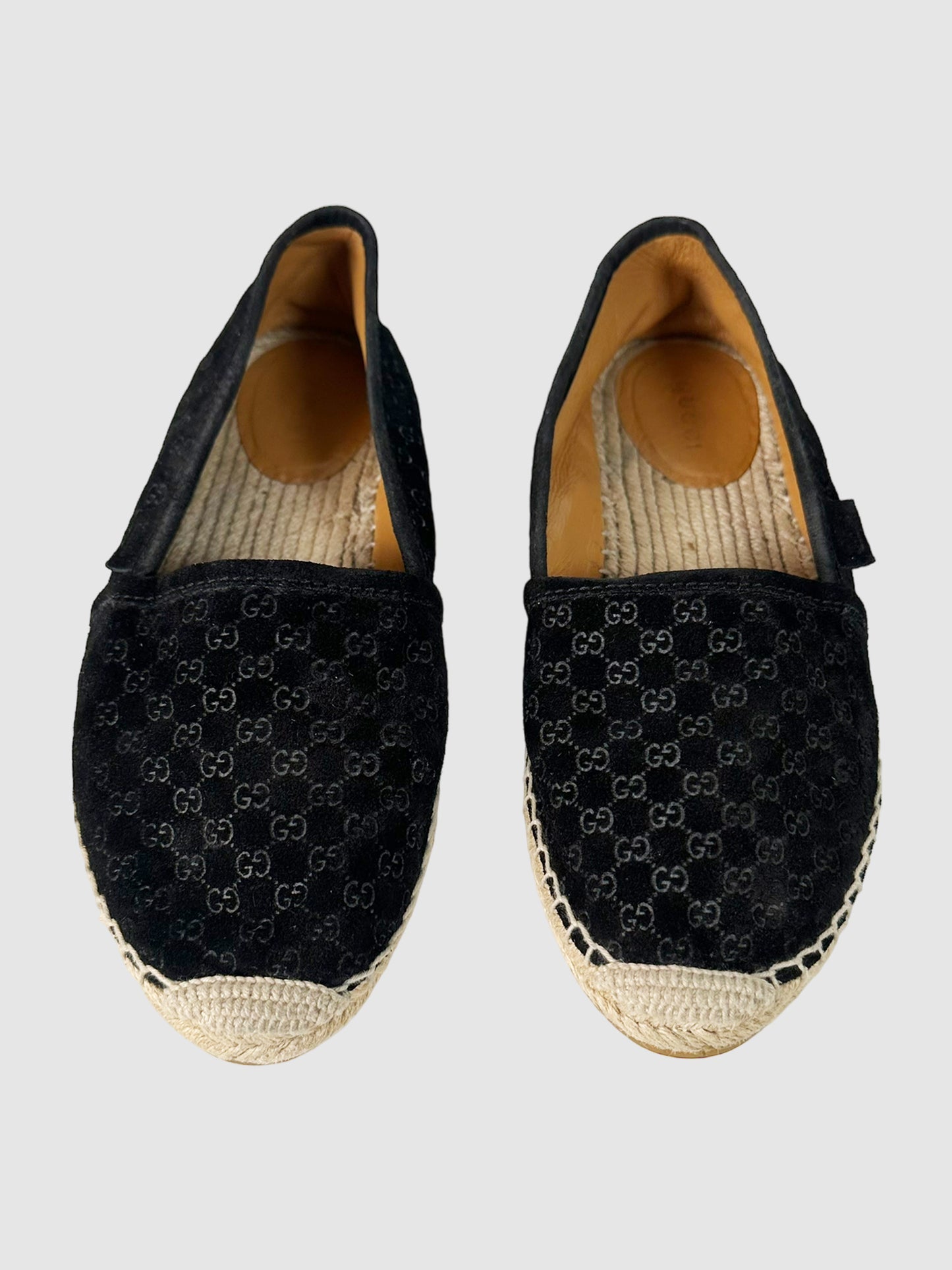 Micro Guccissima Suede Espadrilles - Size 36.5