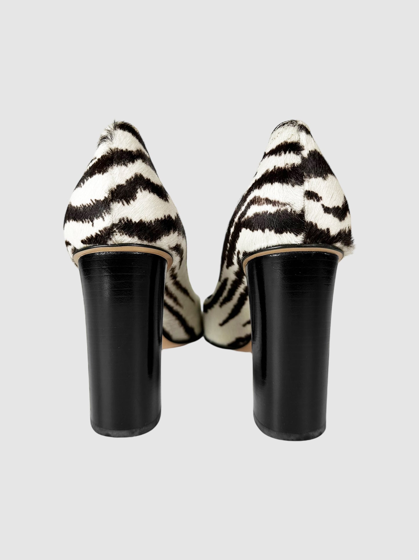 Zebra Print GG Pumps - Size 9.5