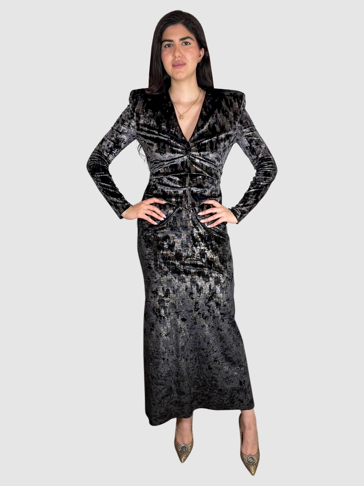 Velvet Maxi Dress