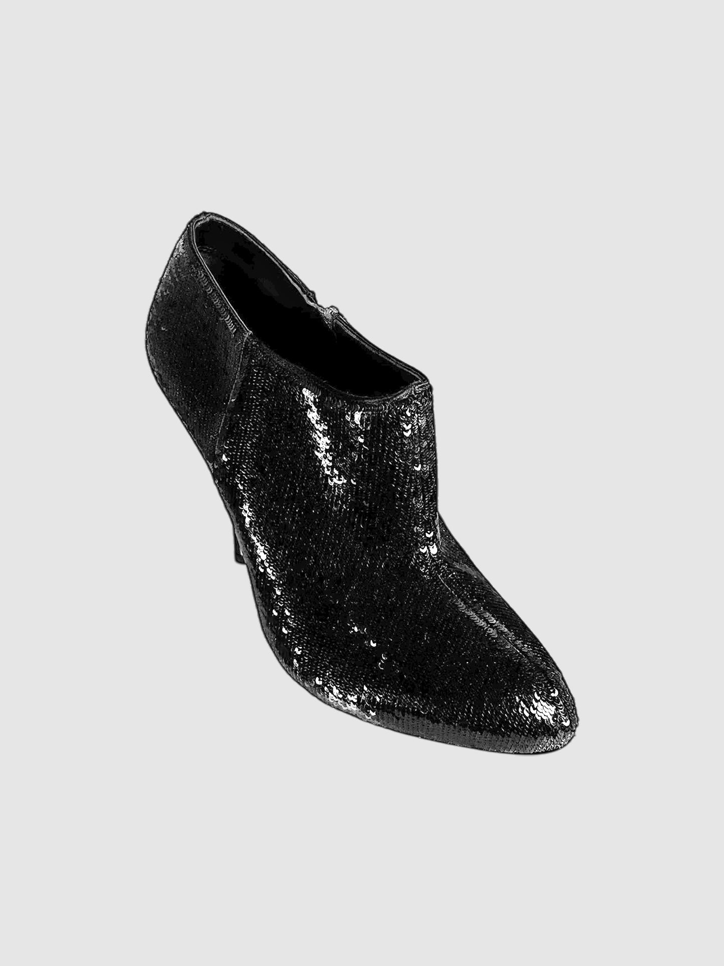 Sequinned Ankle Bootie Pumps - Size 38