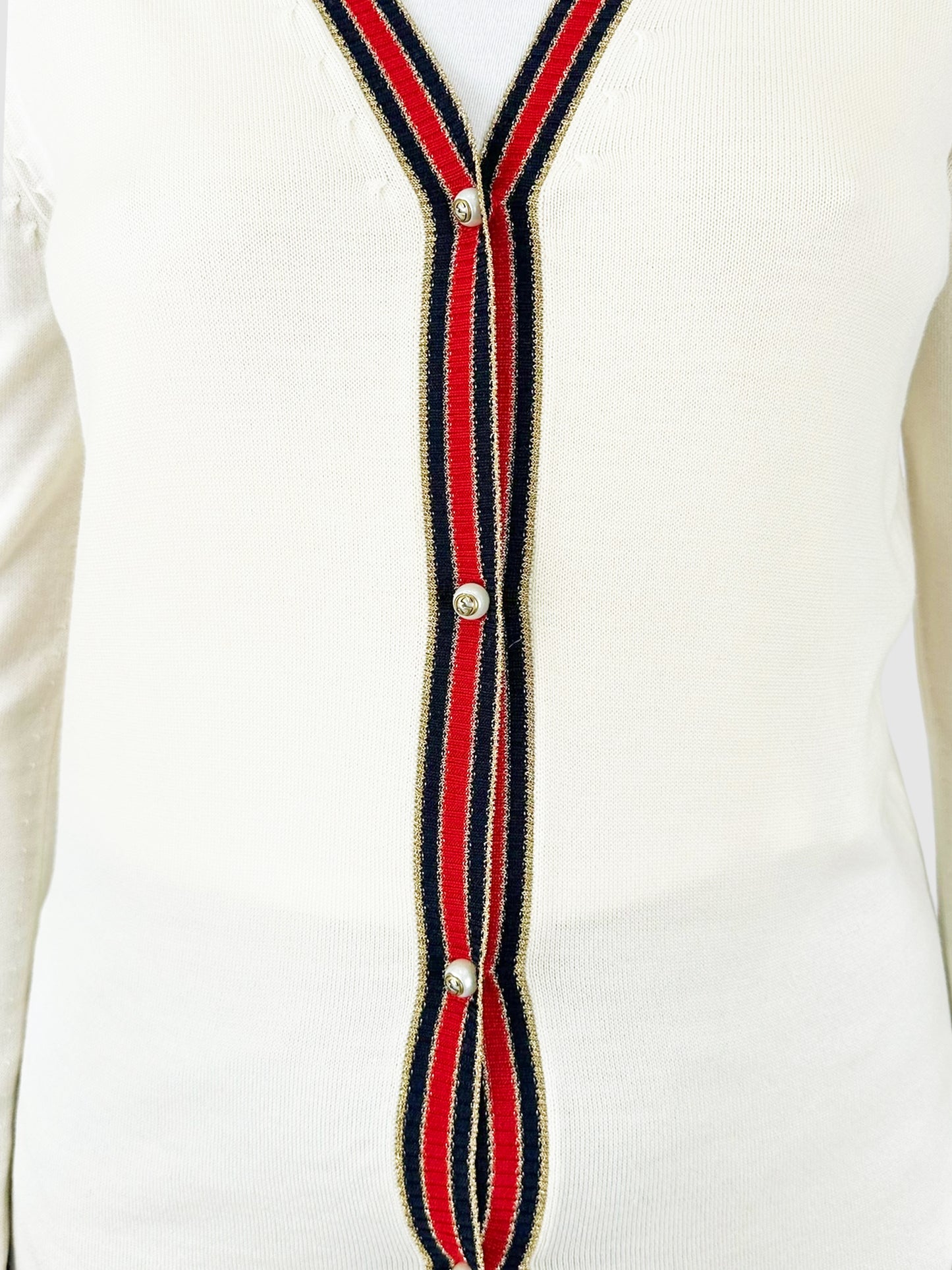Web Stripe Cardigan