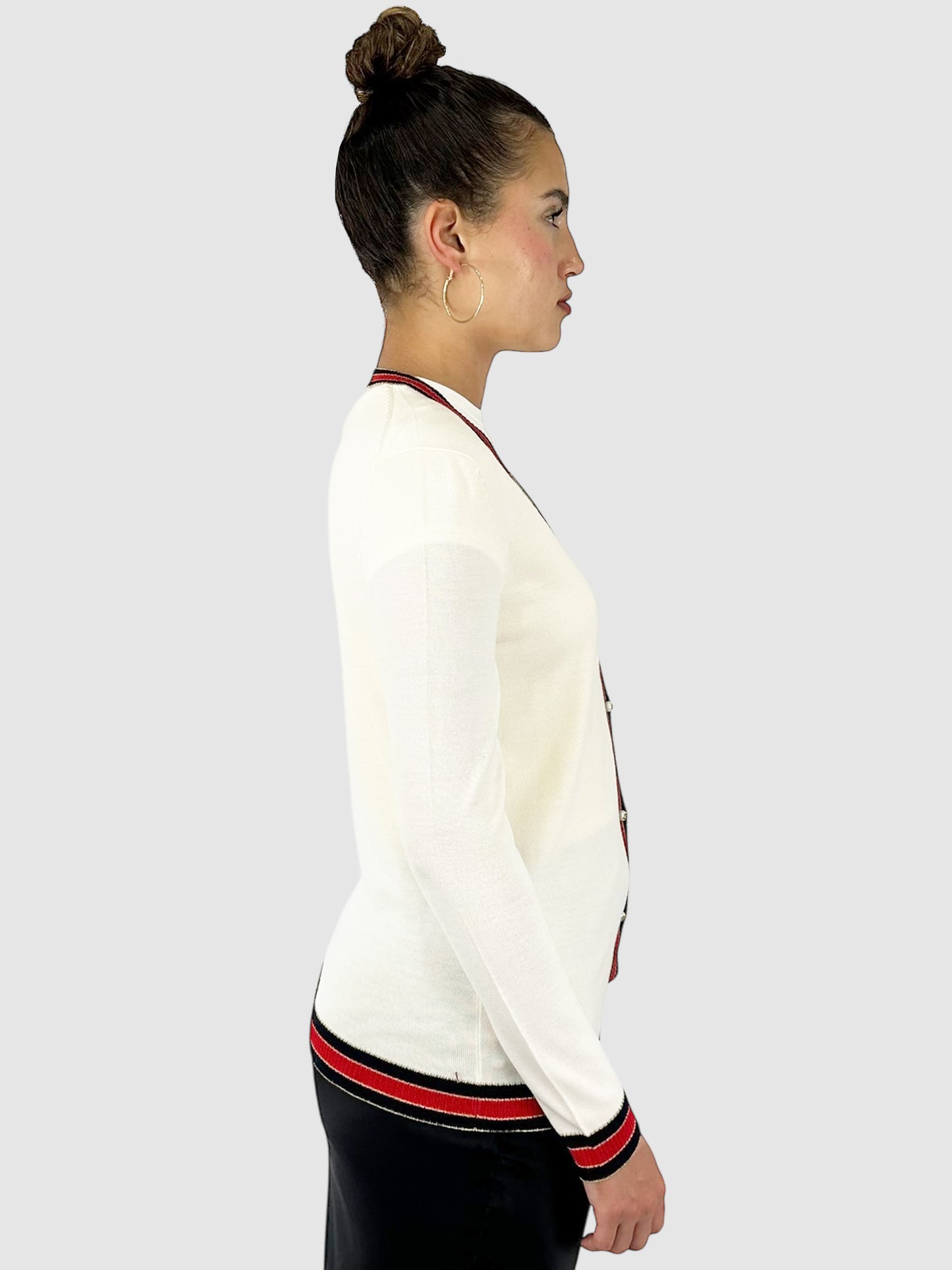 Web Stripe Cardigan