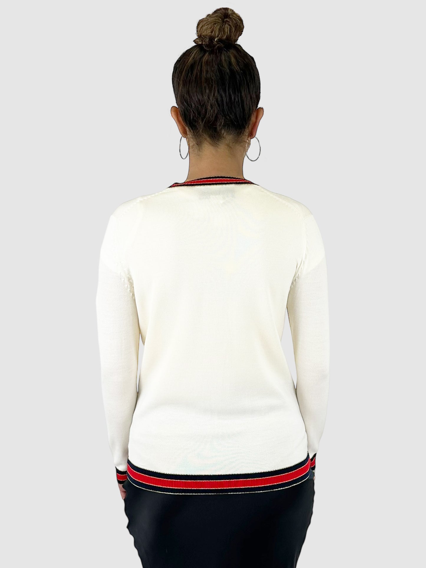 Web Stripe Cardigan