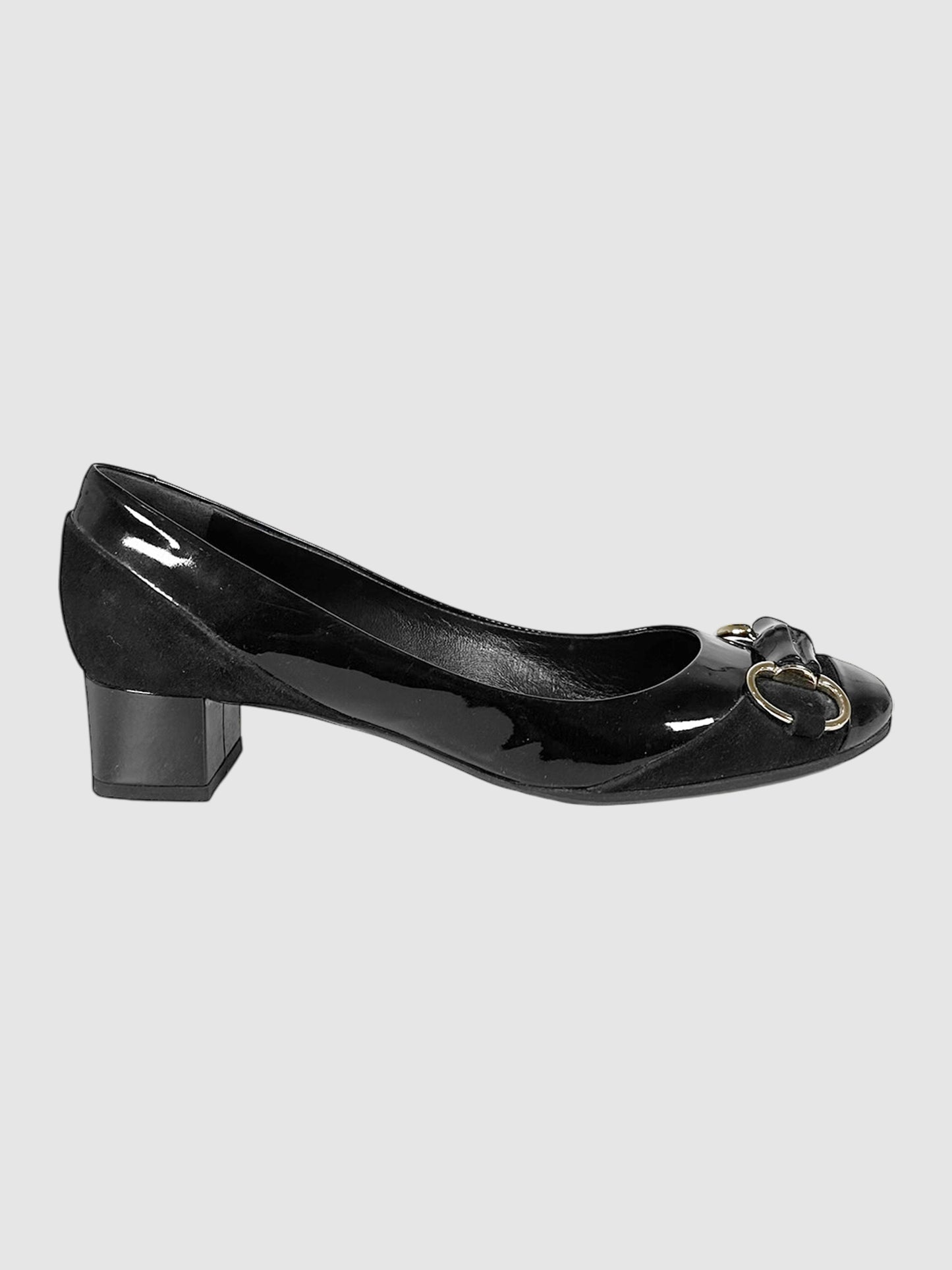 Patent Horsebit Pumps