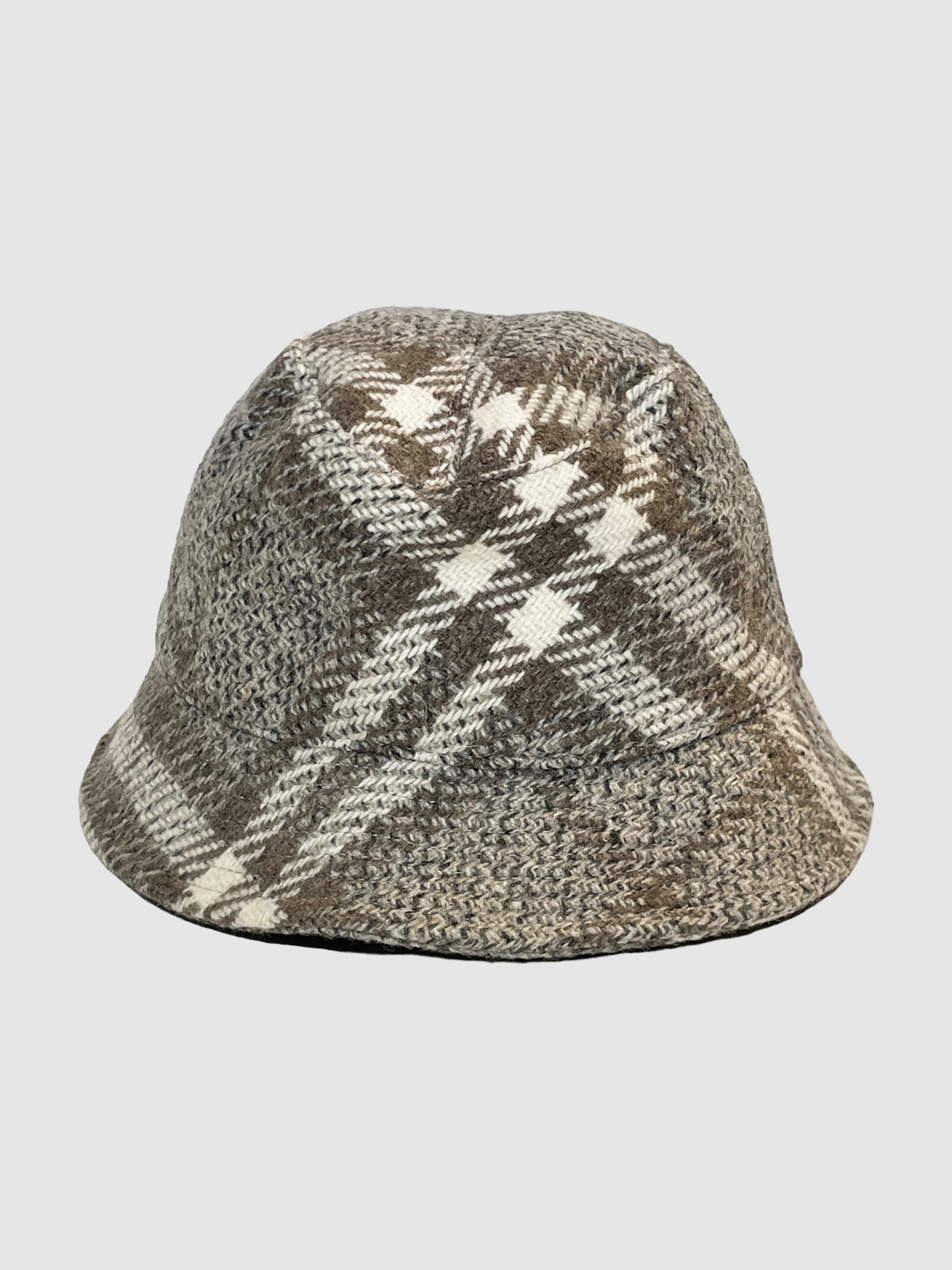 Wool Check Bucket Hat