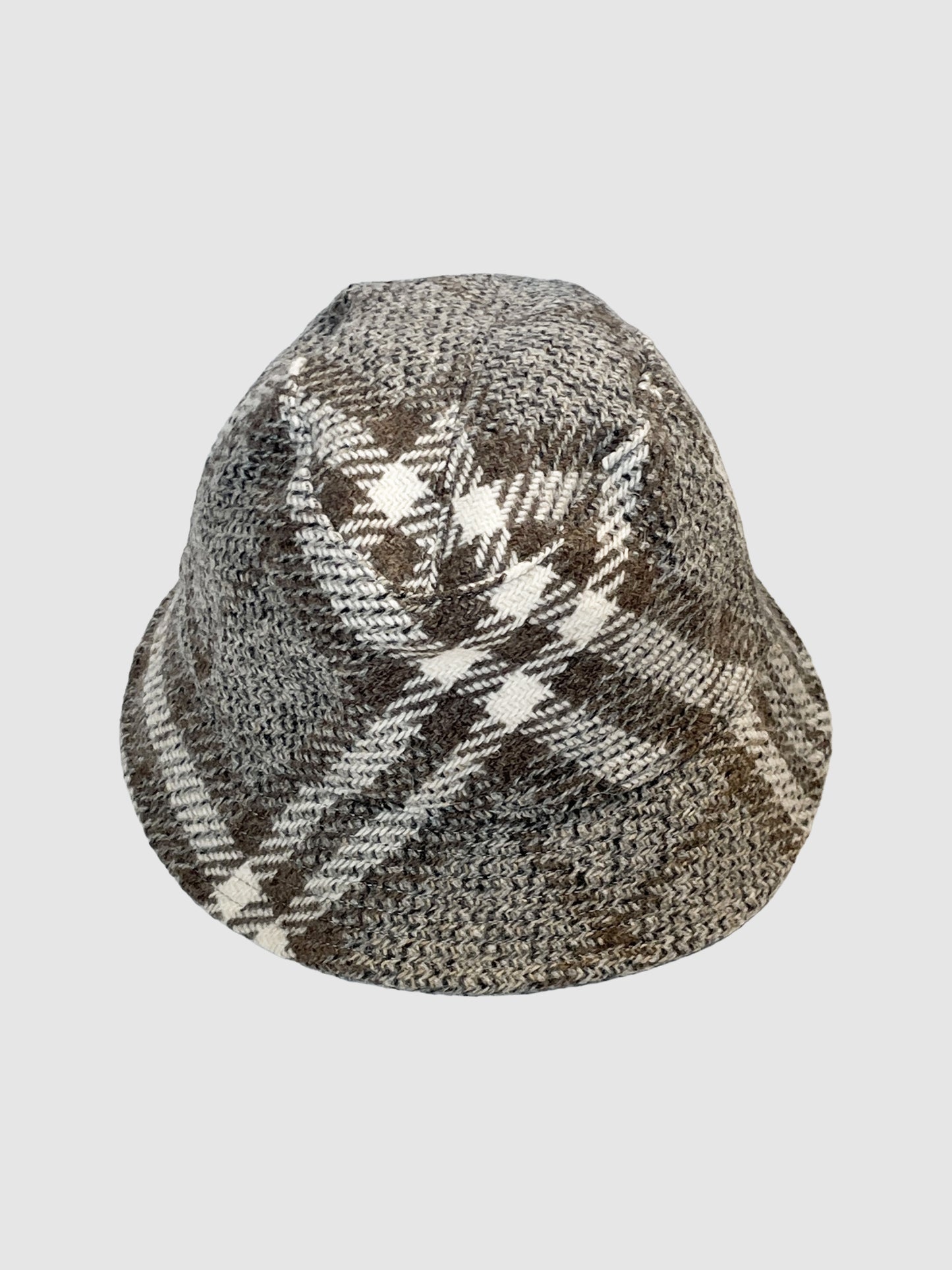 Wool Check Bucket Hat