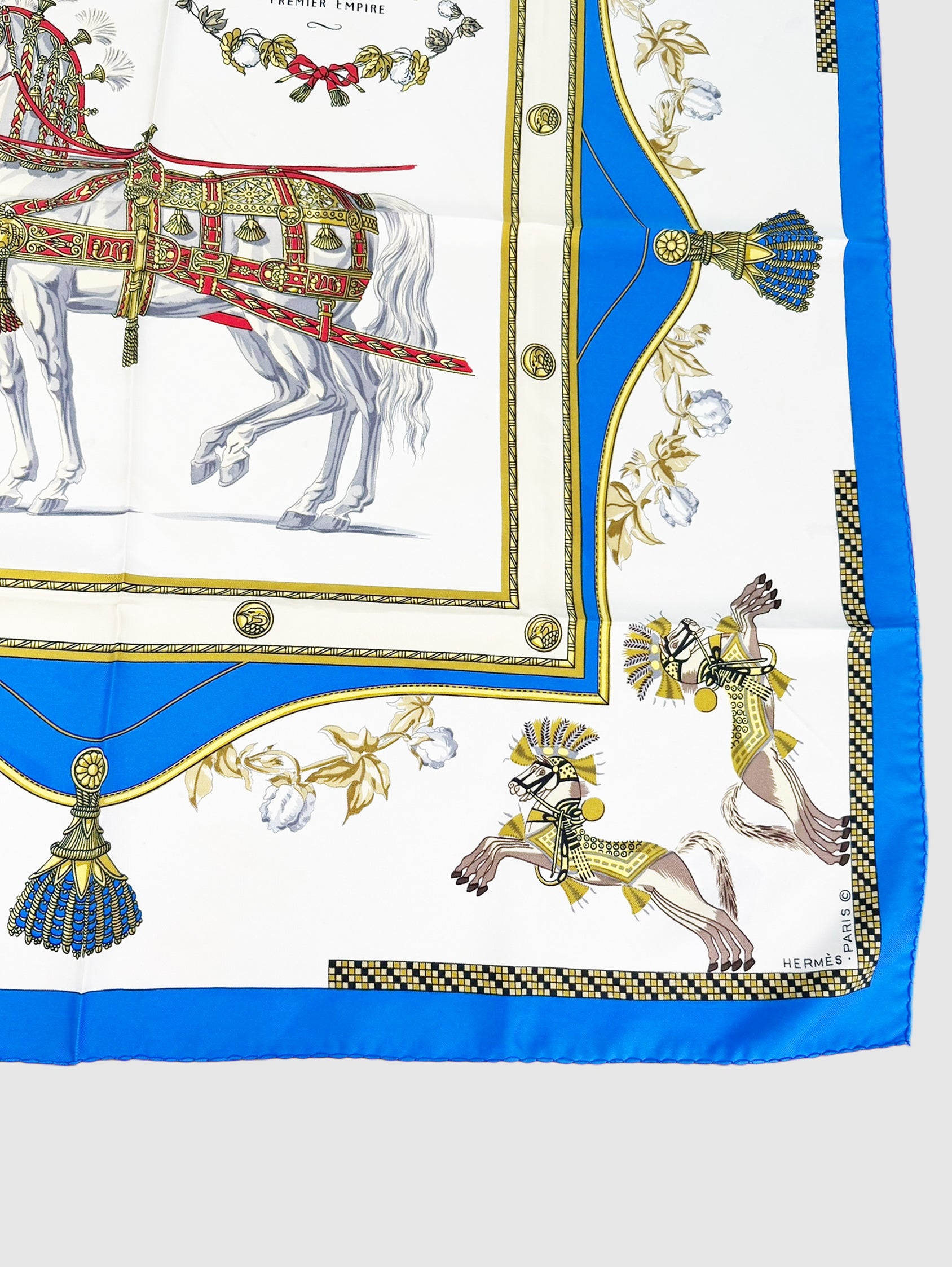 “Harnais Francais Premier Empire” Silk Scarf