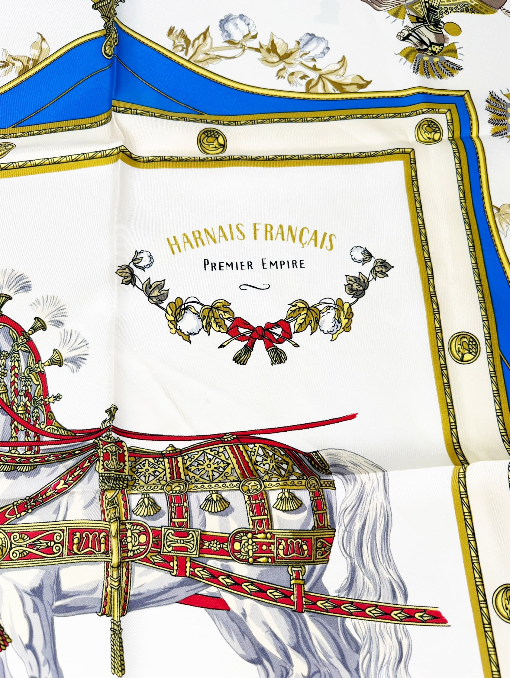 “Harnais Francais Premier Empire” Silk Scarf